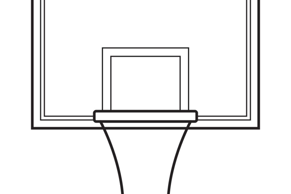 Basketball Hoop Drawing How To Draw A Basketball Hoop Step By Step