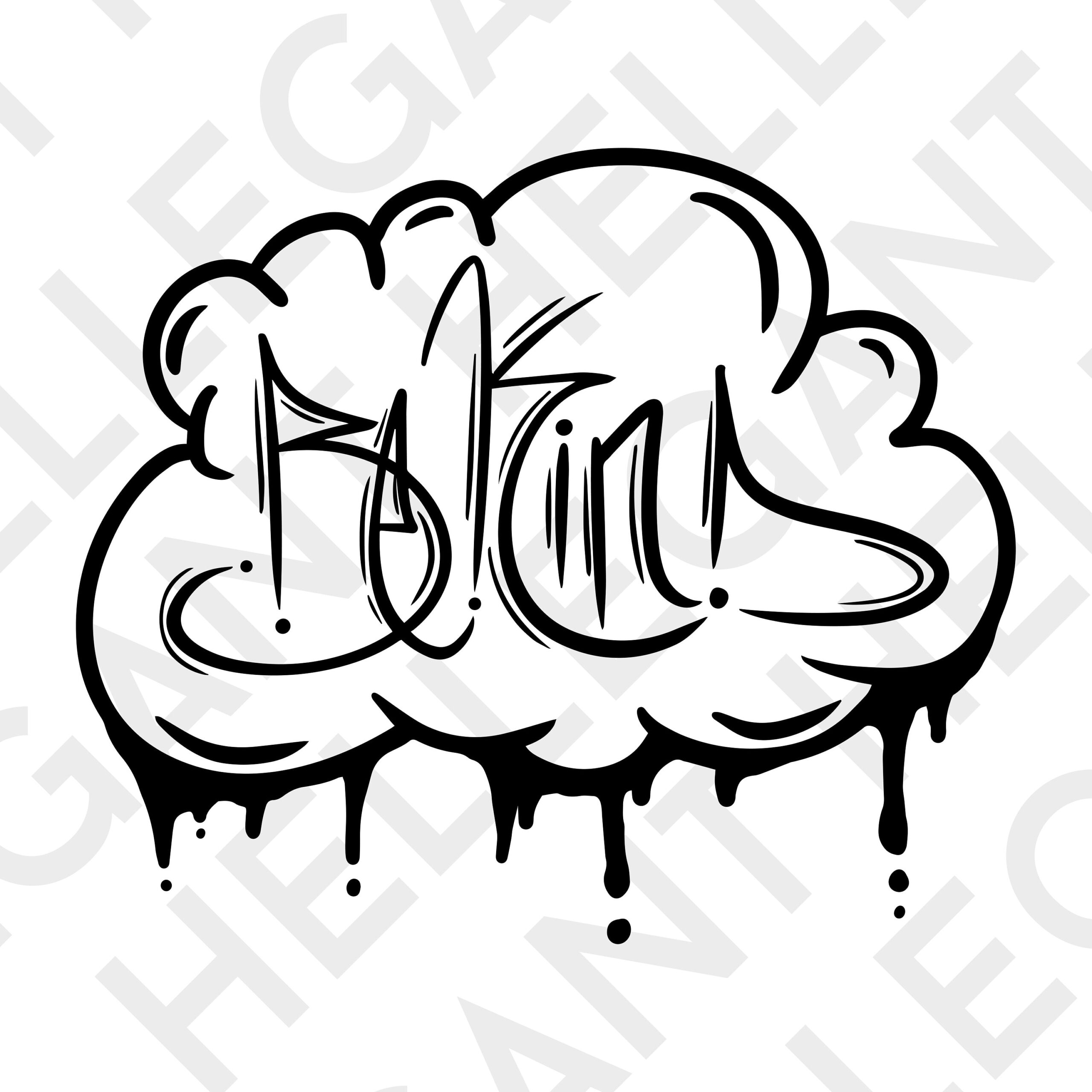 BE KIND Graffiti Ink Logo Text Graffiti Art Saying Quote Svg Png EPS Circuit Printing T shirt Designs Print Graphics Cnc Cutting Etc Etsy
