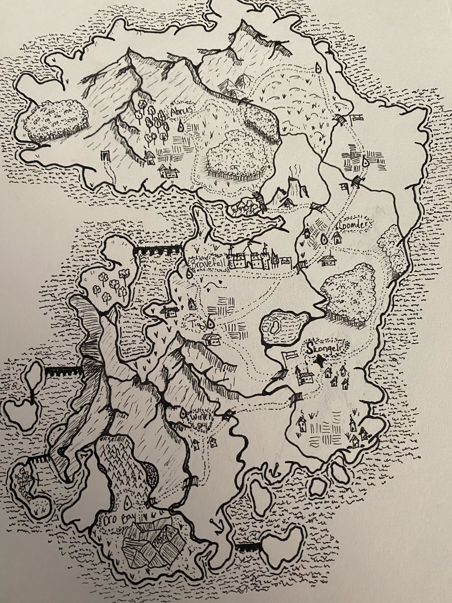 Beginner Drawing Fantasy Map
