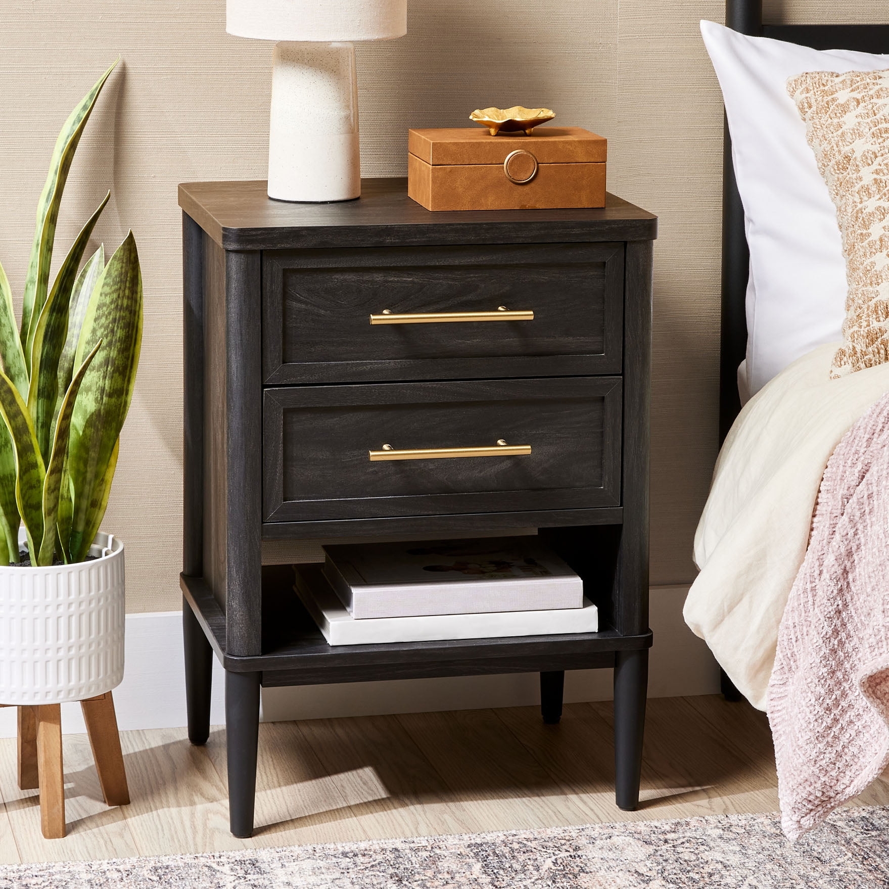 2 drawer nightstand