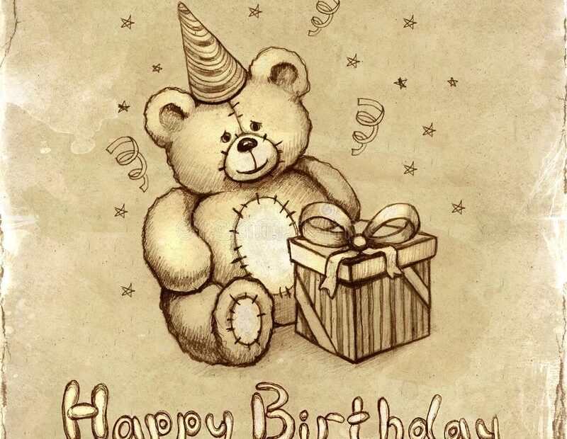 Birthday Card Drawing Stock Illustrations 202 849 Birthday Card
