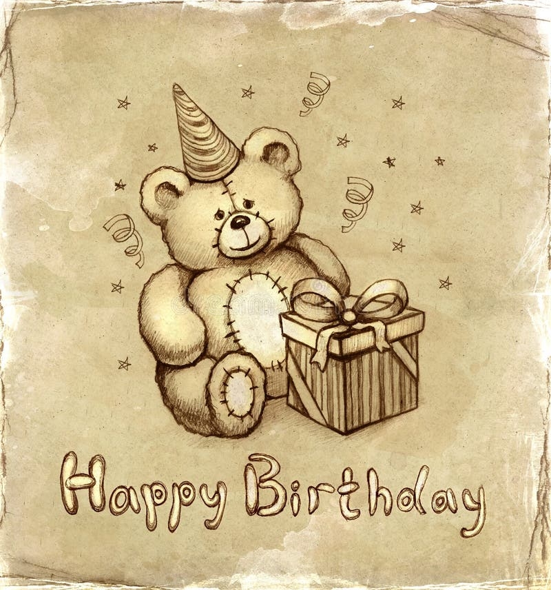 Birthday Card Drawing Stock Illustrations 202 849 Birthday Card 