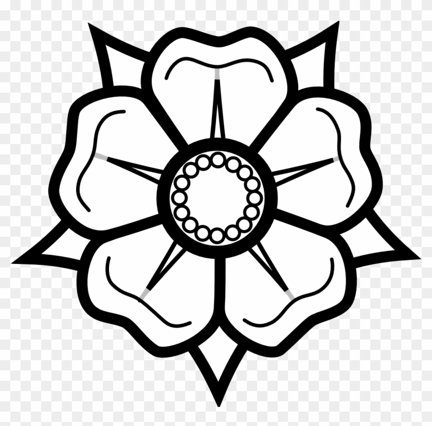 drawing black and white flowers