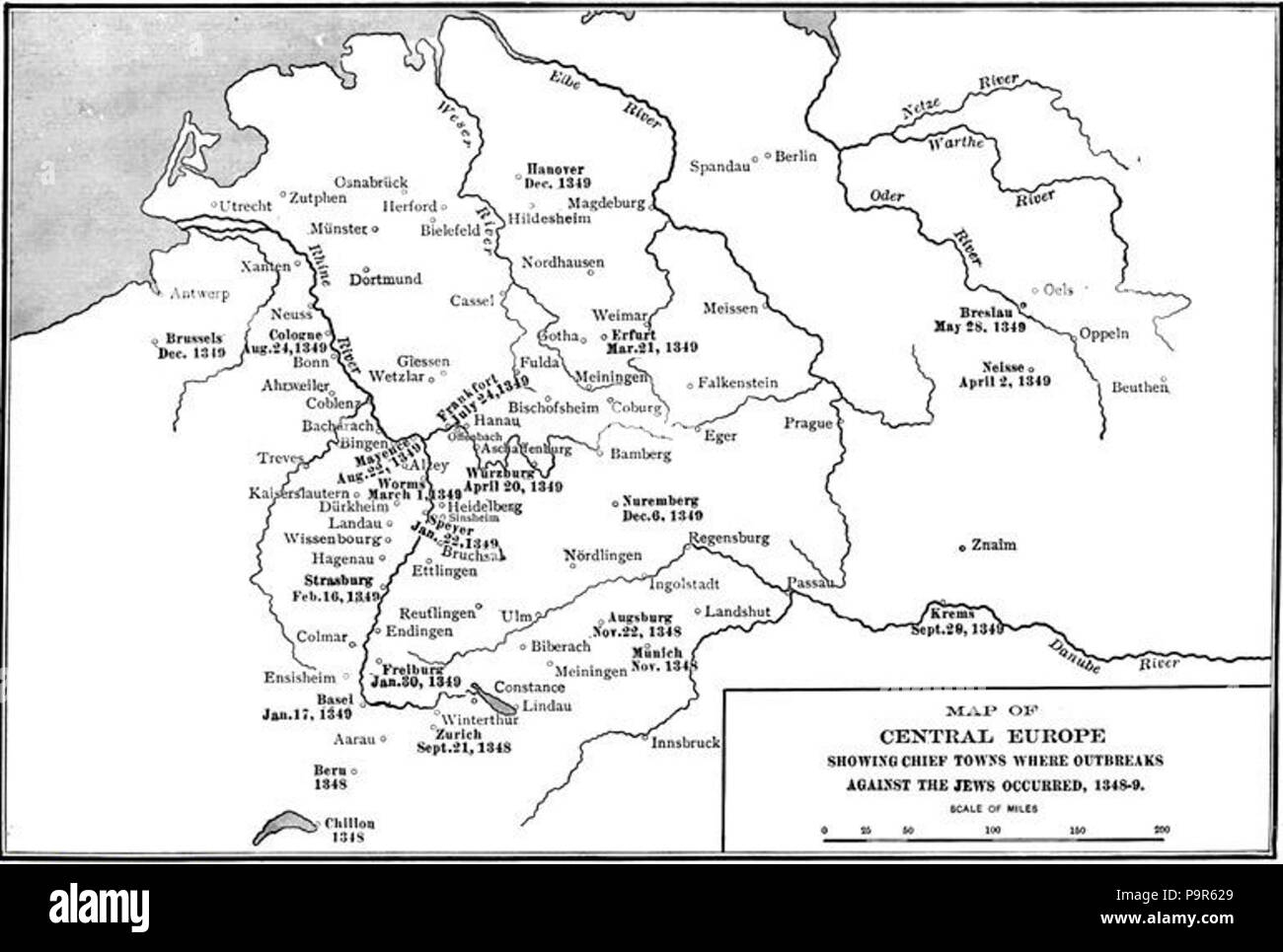 map of the spread of the black death easy drawing