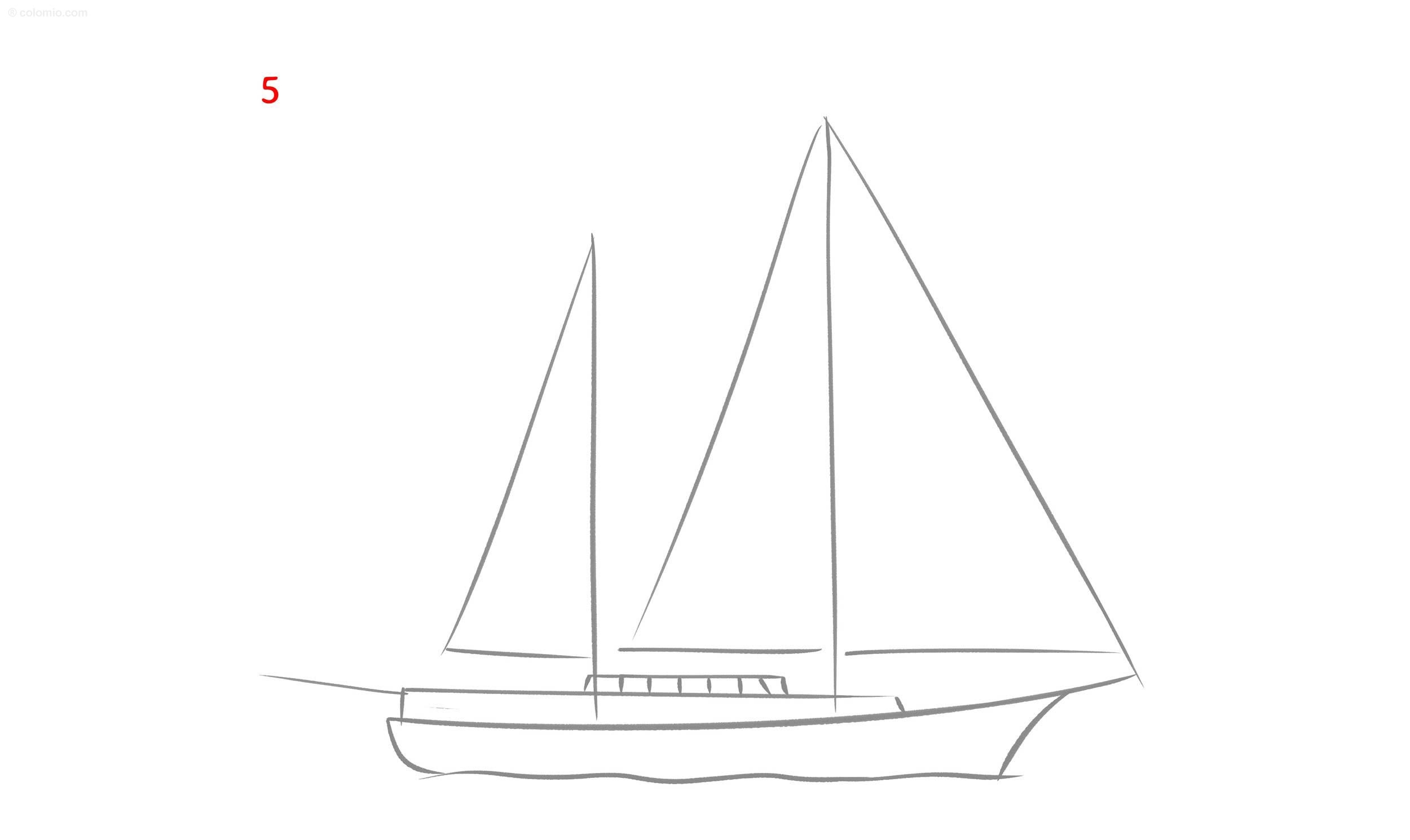 Boat Drawing Ideas How To Draw A Ship Step By Step