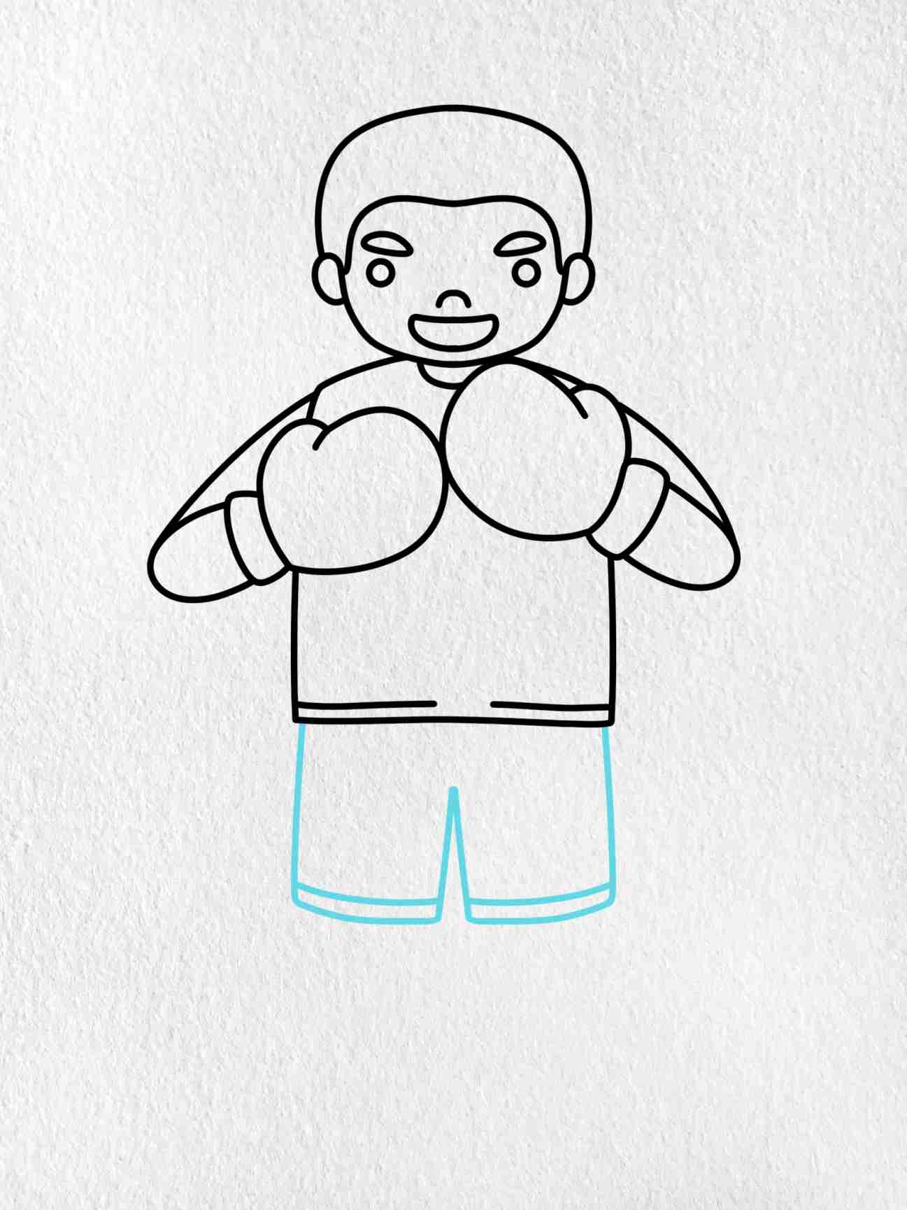 boxing drawing