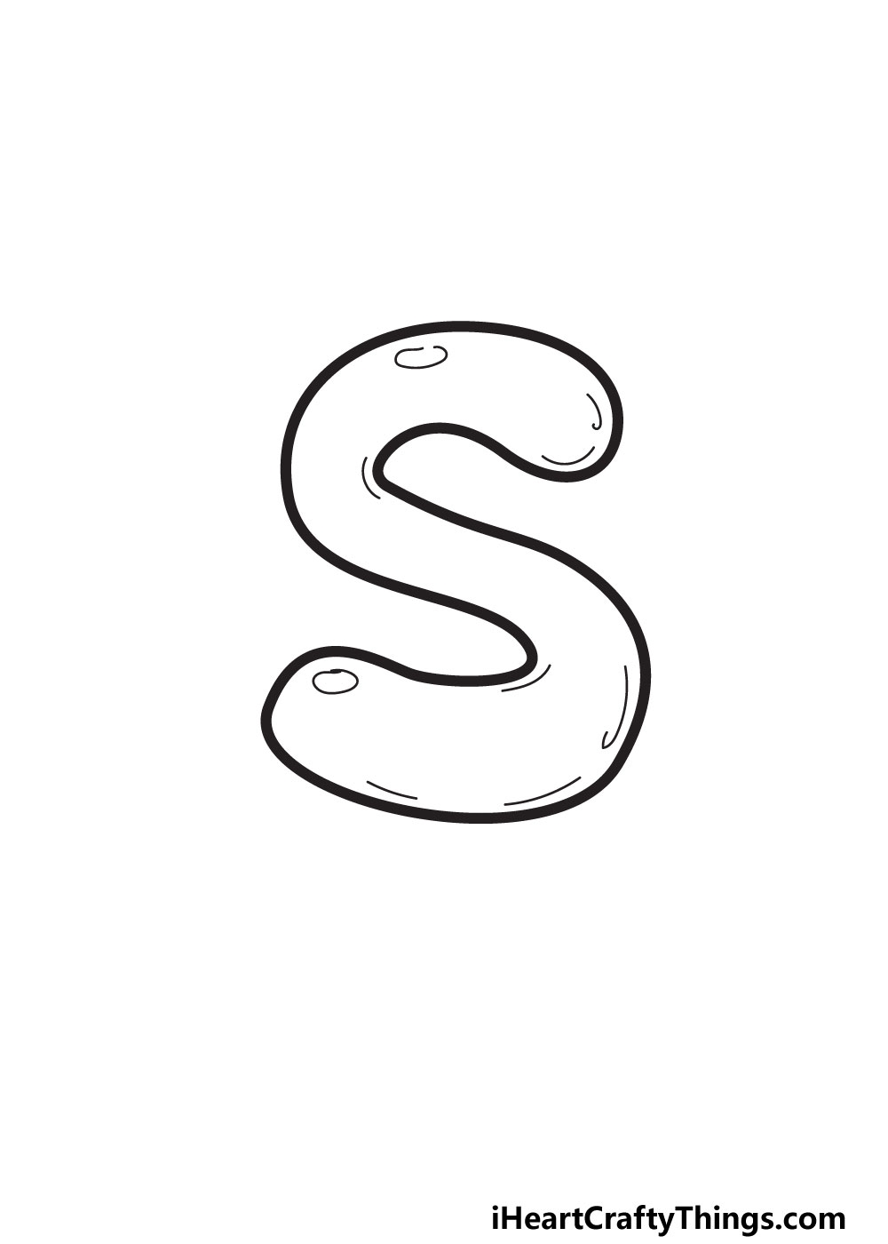 Bubble Letter S Draw Your Own Bubble S In 6 Easy Steps