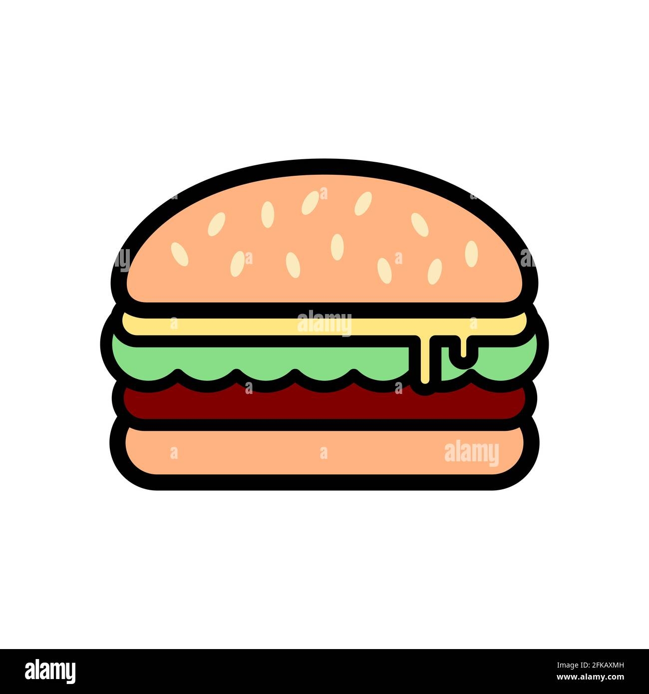 Burger Drawing Hi res Stock Photography And Images Alamy