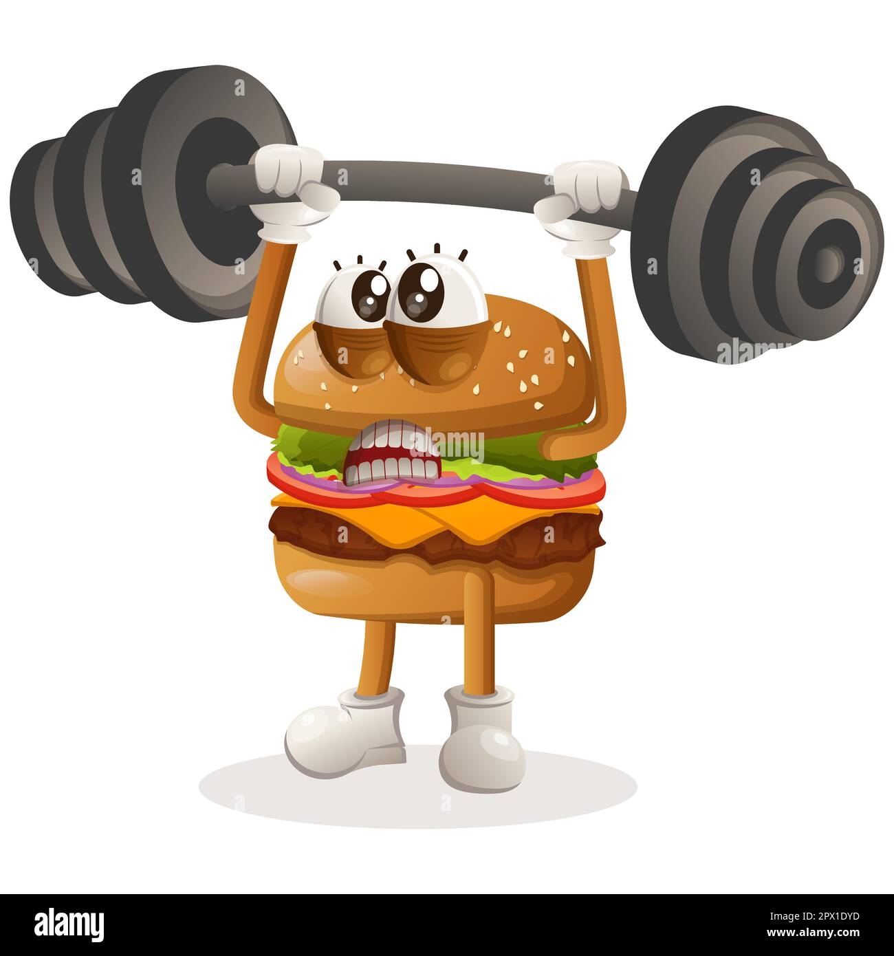 Burger Dumbbell Cut Out Stock Images U0026 Pictures Alamy