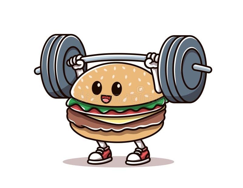 Burger Workout Stock Illustrations 190 Burger Workout Stock