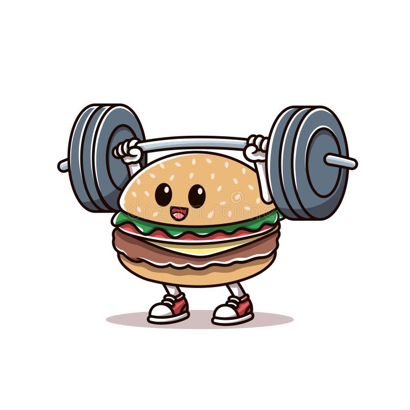 Burger Workout Stock Illustrations 190 Burger Workout Stock 