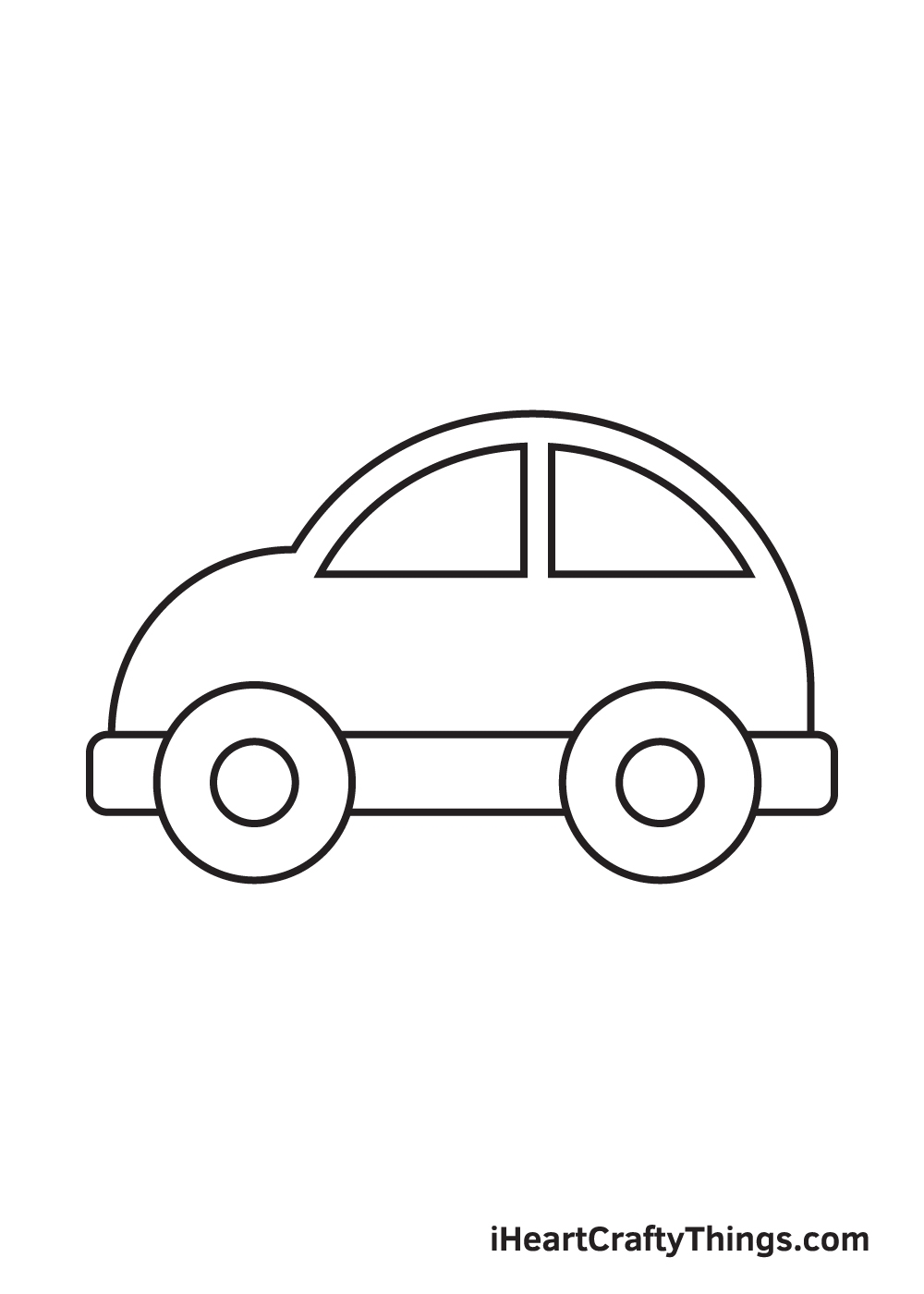 easy car drawing