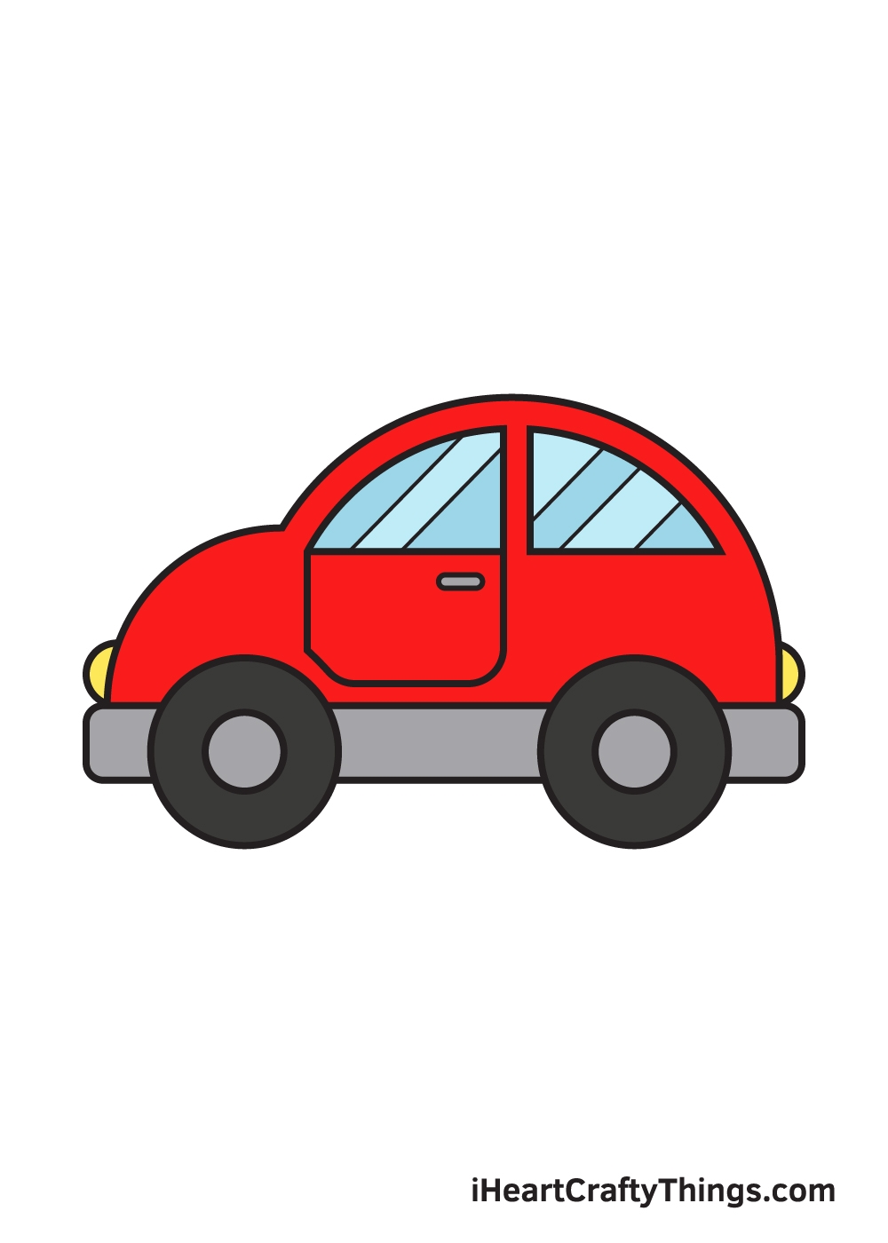 Car Drawing How To Draw A Car Step By Step