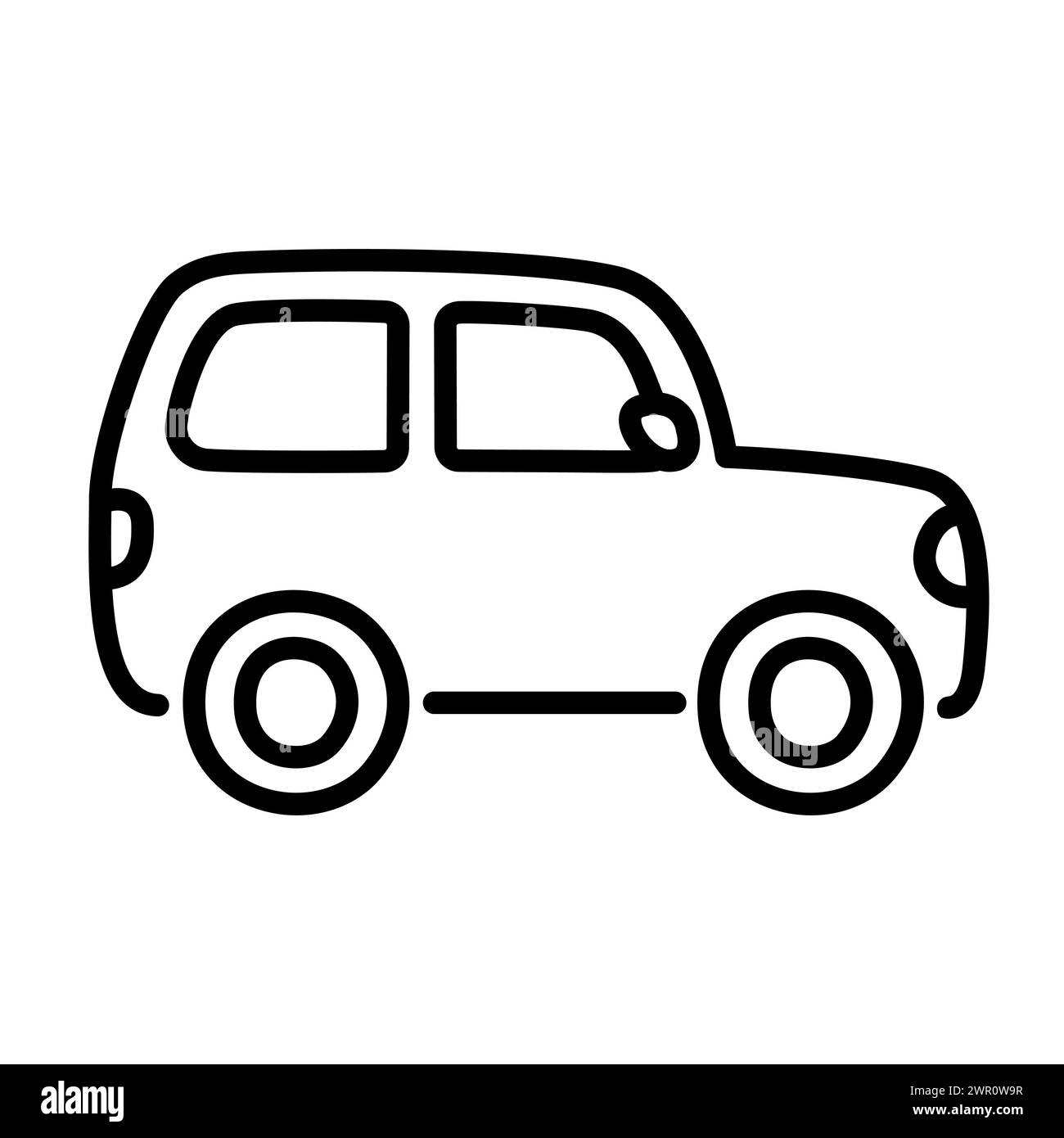 Cartoon Car Black And White Stock Photos U0026 Images Alamy