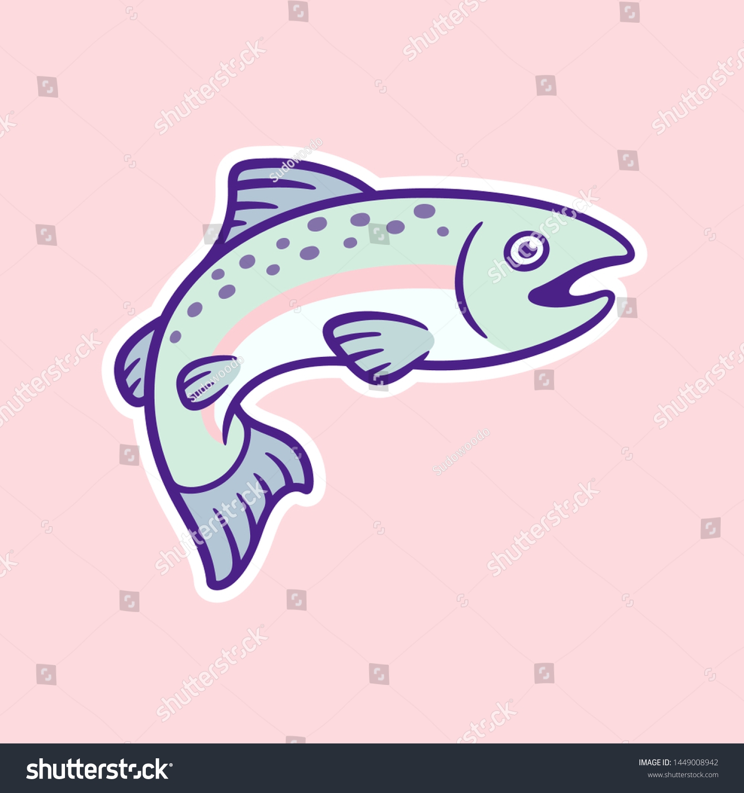 salmon drawing