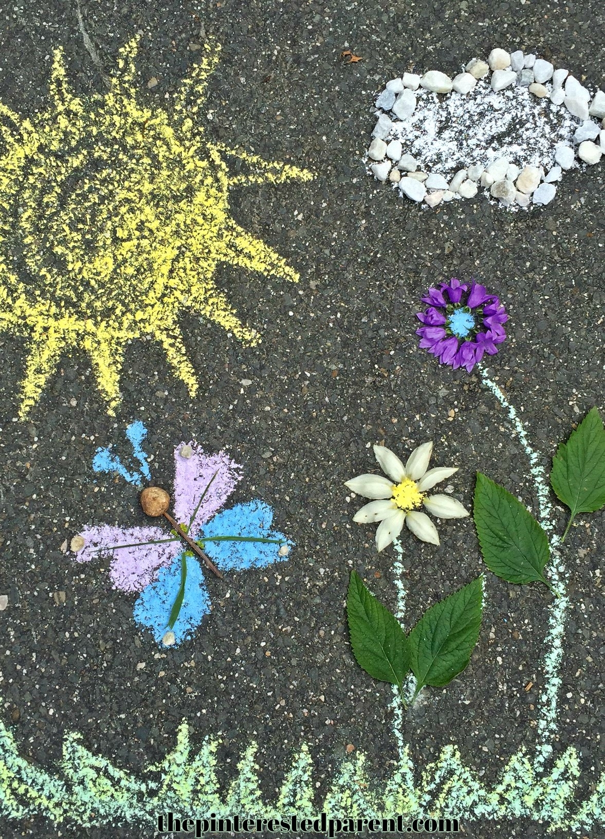 Chalk U0026 Nature Art The Pinterested Parent
