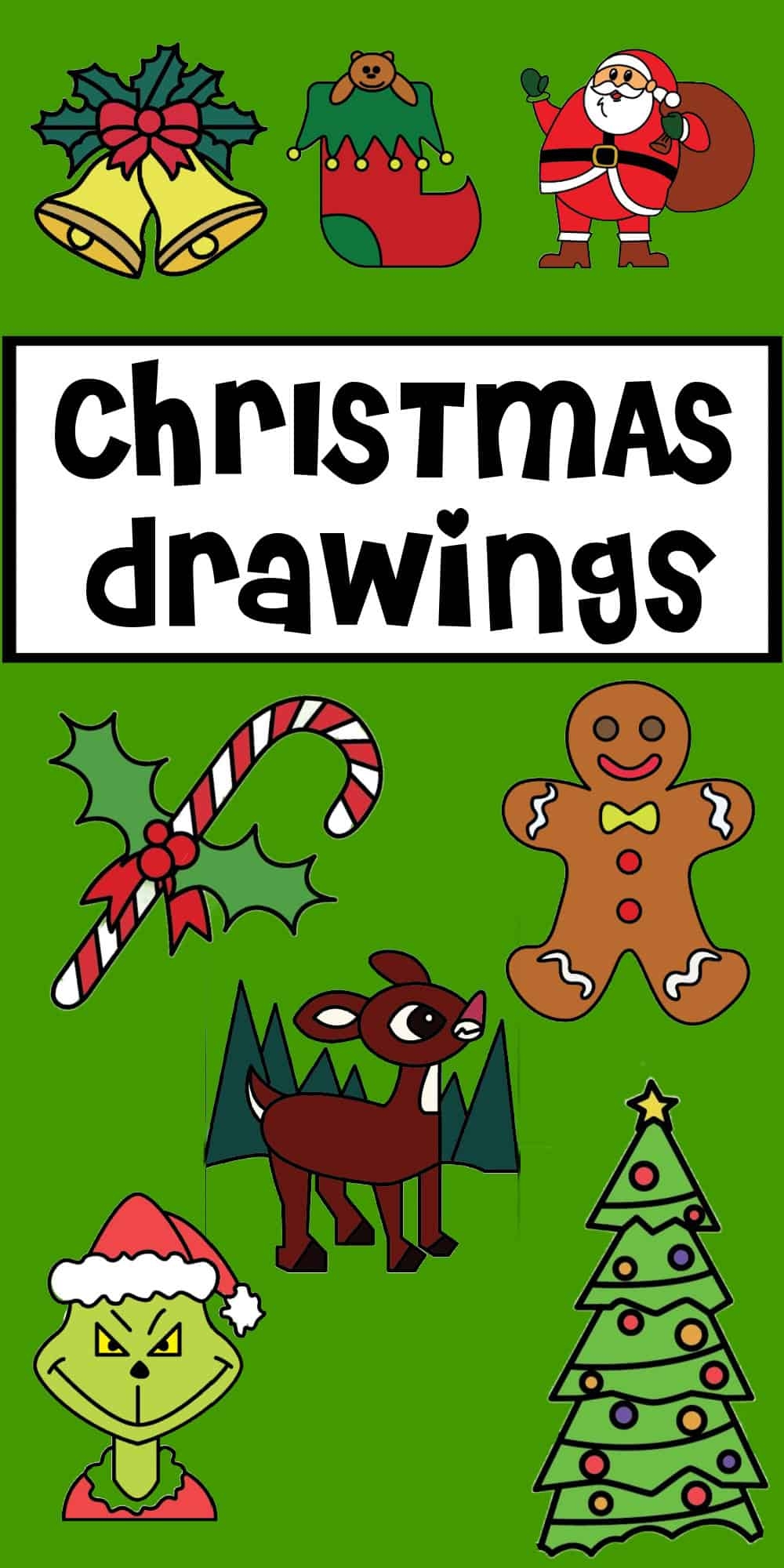 Christmas Drawings Made With HAPPY