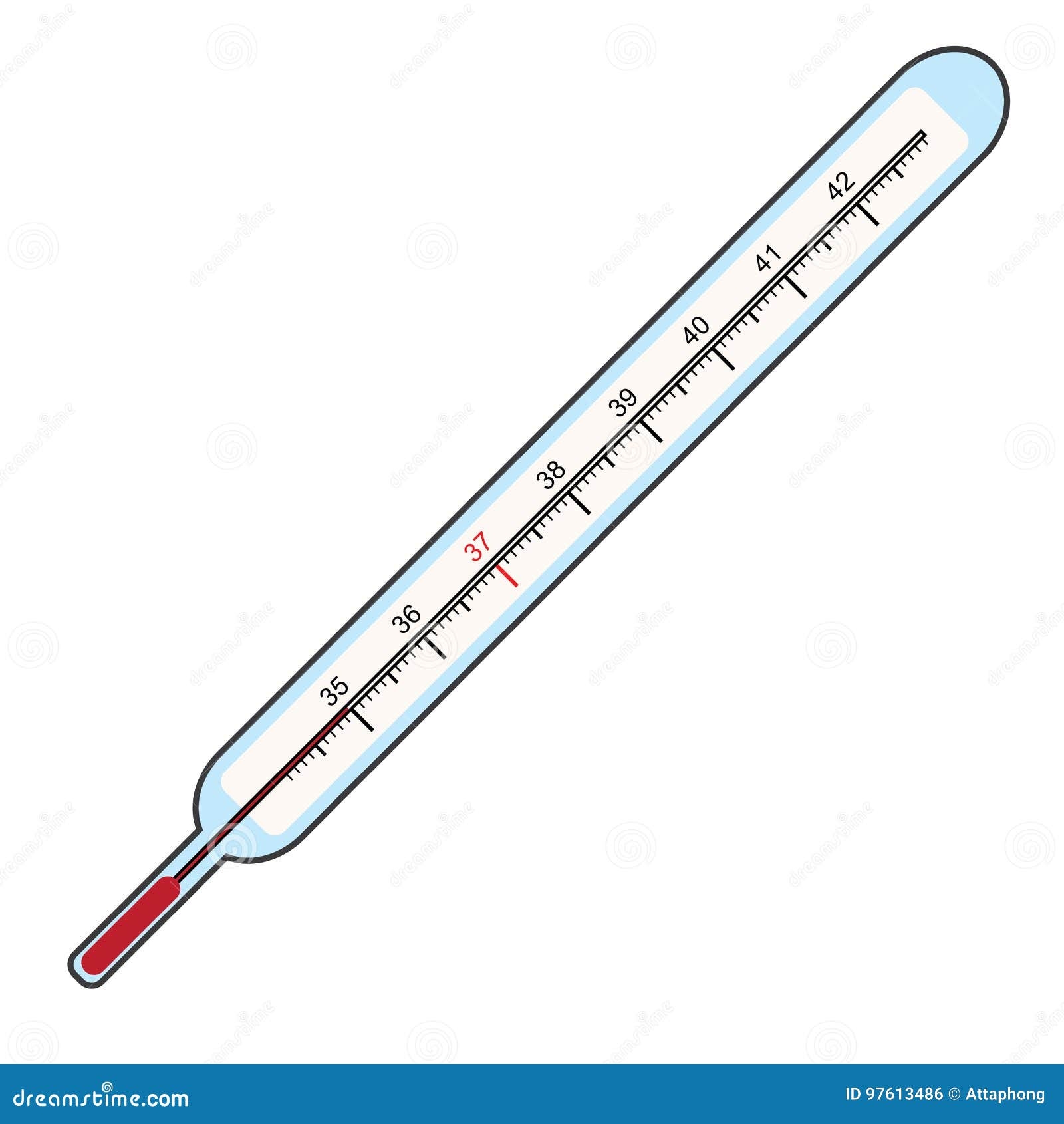 thermometer drawing