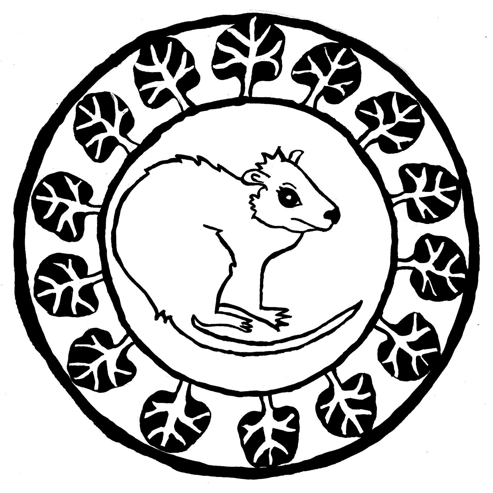 hutia drawing