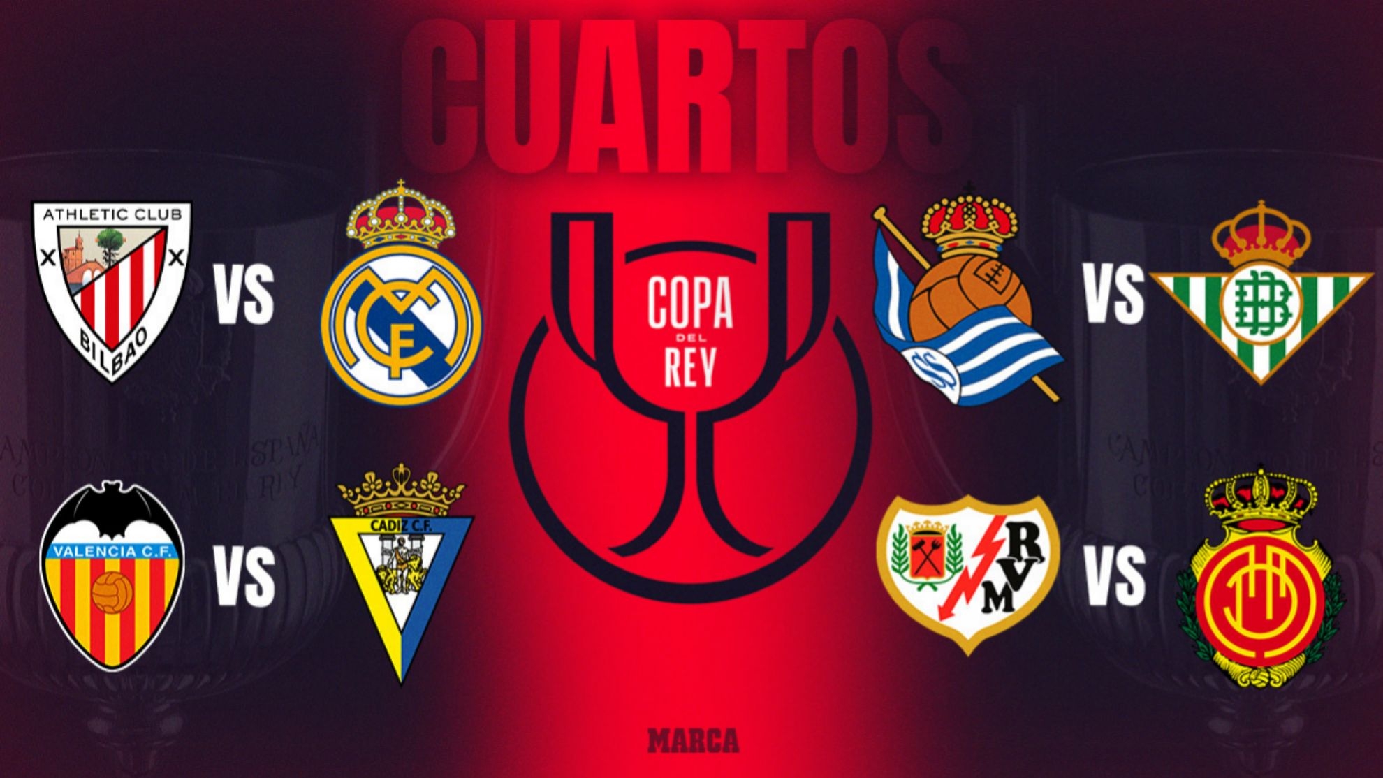 Copa Del Rey Copa Del Rey Quarter final Draw Athletic Vs Real 