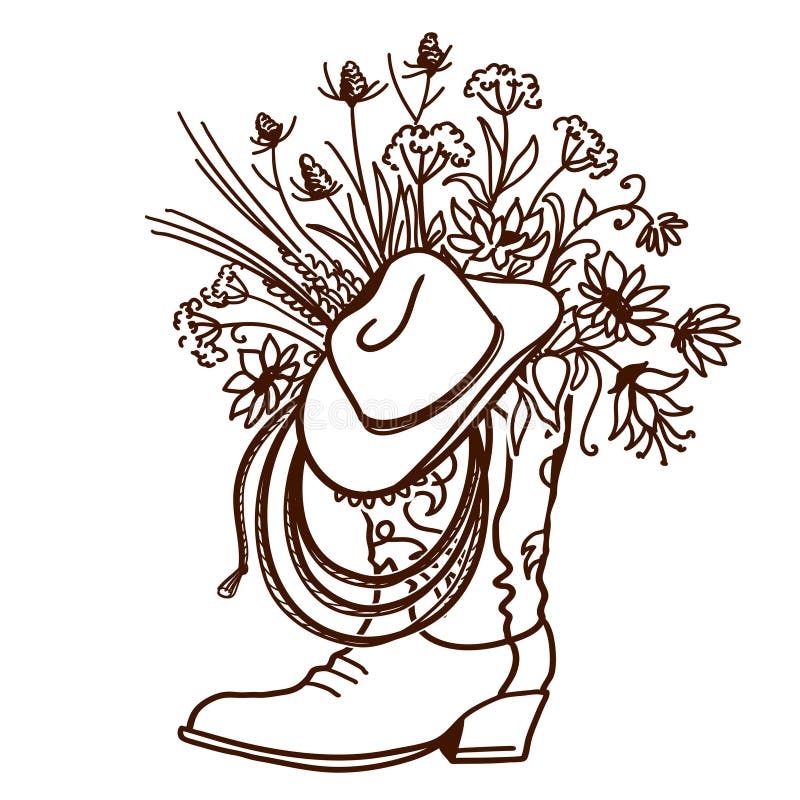 Cowgirl Boots Stock Illustrations 3 383 Cowgirl Boots Stock Illustrations Vectors U0026 Clipart Dreamstime