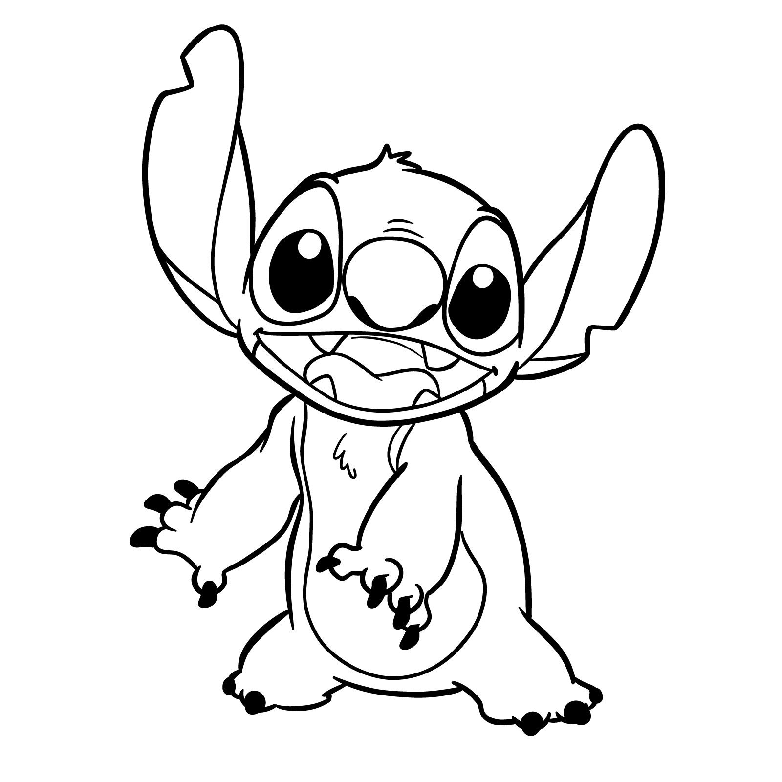 Crafting The Cute How To Draw Stitch Full Body With Precision