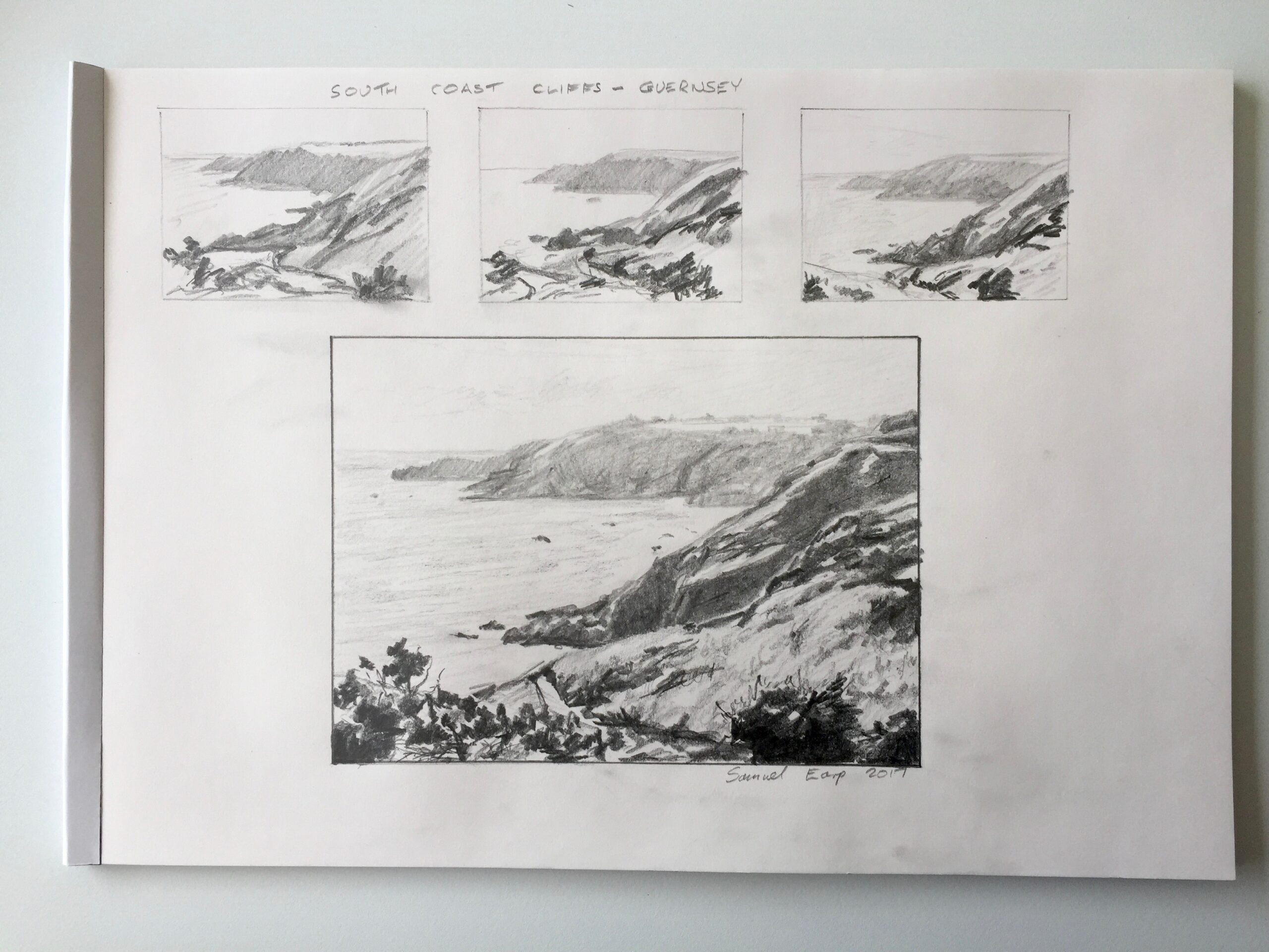cliff drawing