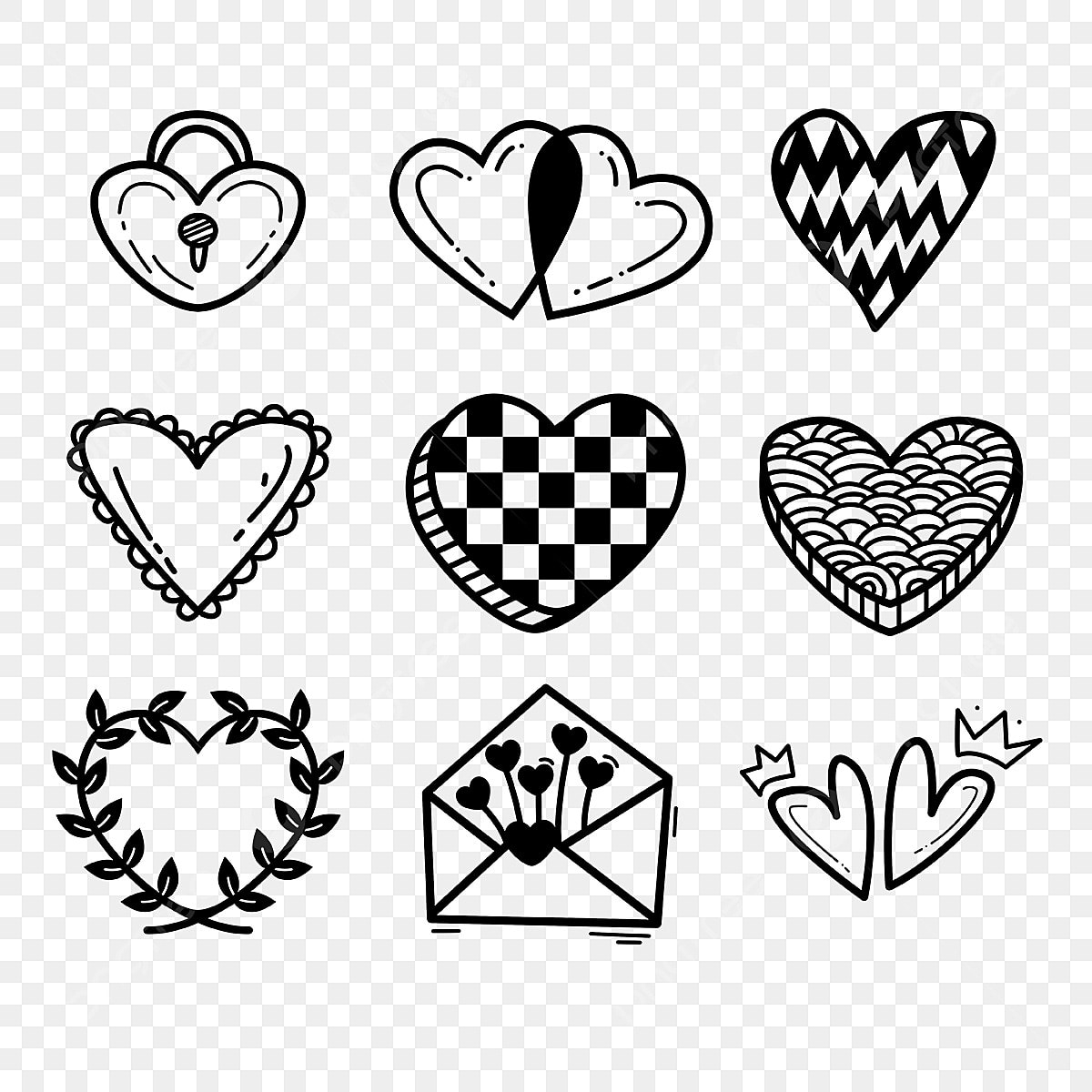 heart drawings