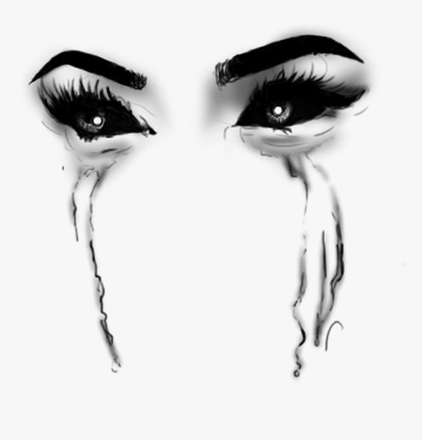 scary eyes drawing