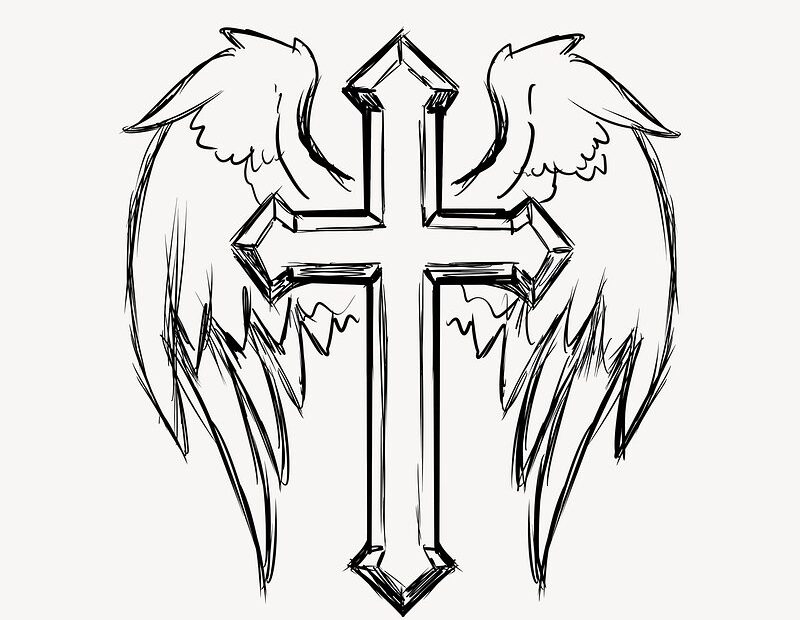 Cross Drawing Images Free Photos PNG Stickers Wallpapers