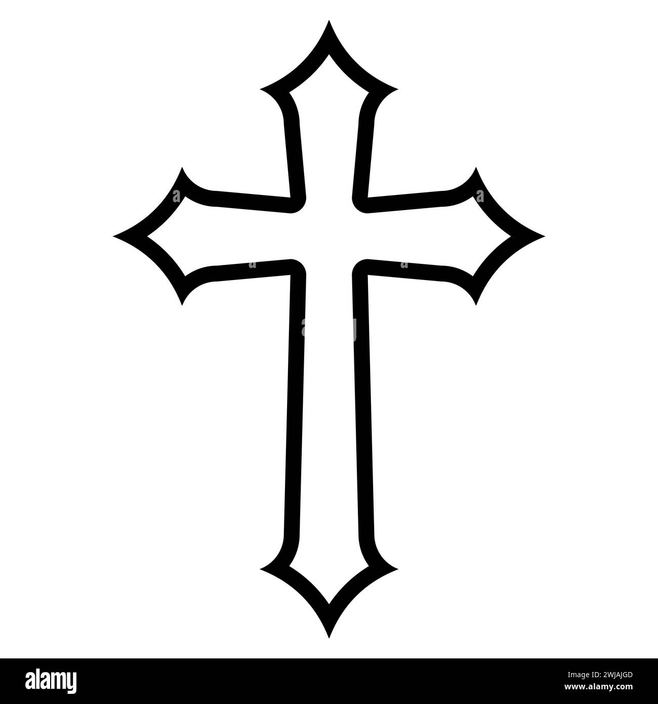 cross drawing