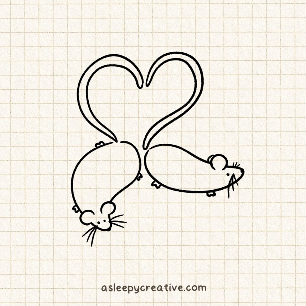 Cute And Easy Love Drawing Ideas A Sleepy Creative
