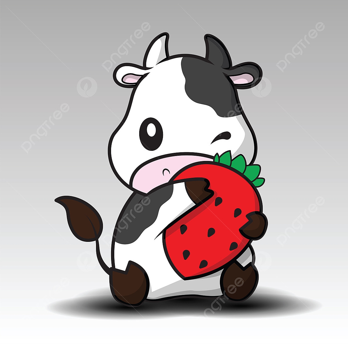 cute cow drawings