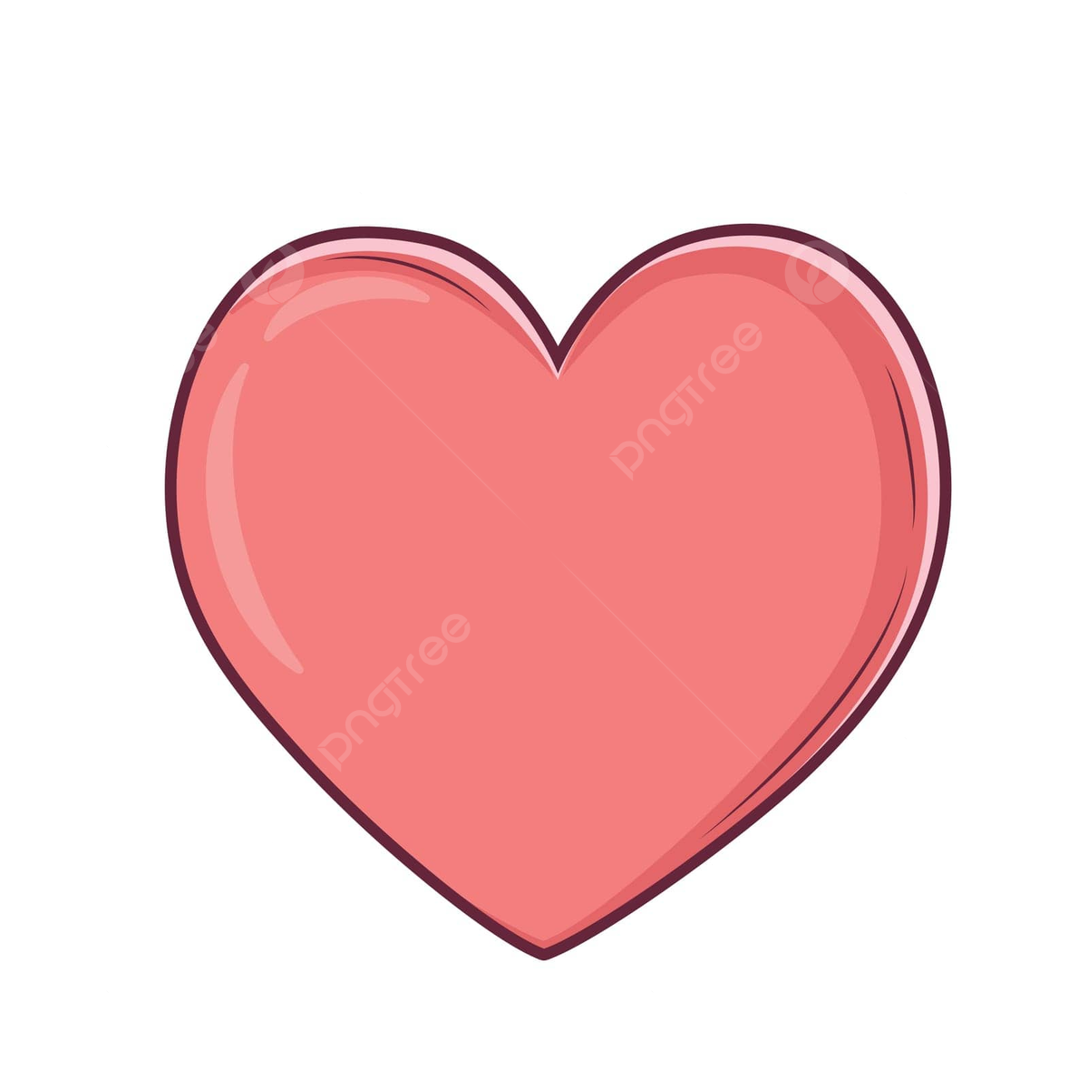 Cute Simple Doodle Red Heart Symbol Minimal Heart Vector Heart Drawing Ear Drawing Red Heart Drawing PNG And Vector With Transparent Background For Free Download