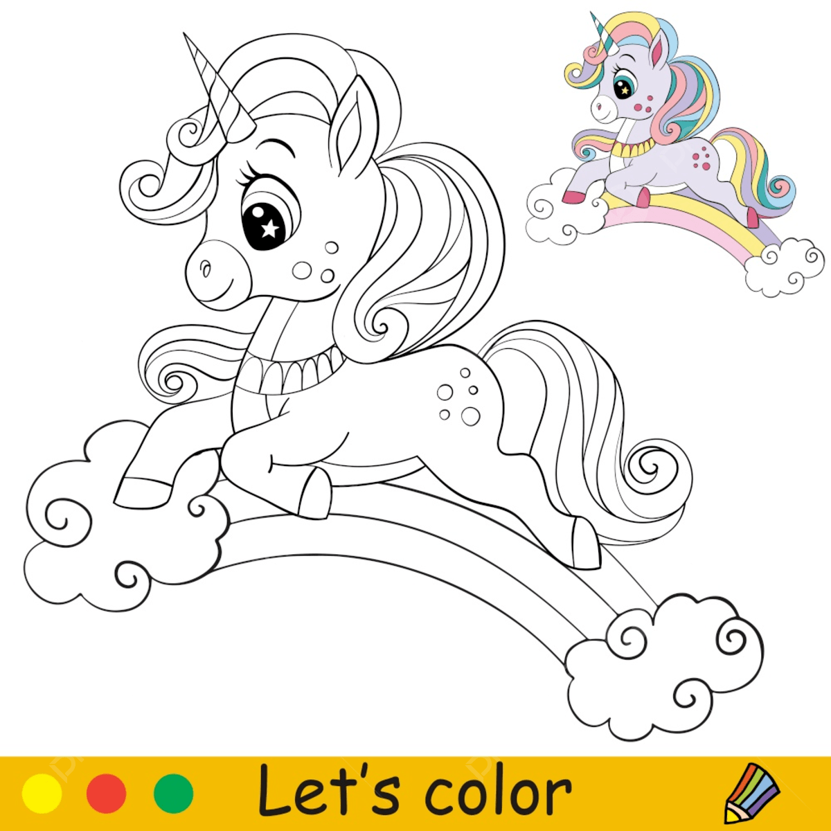 Cute Unicorn Lies On The Rainbow Unicorn Drawing Rainbow Drawing Rain Drawing PNG And Vector With Transparent Background For Free Download