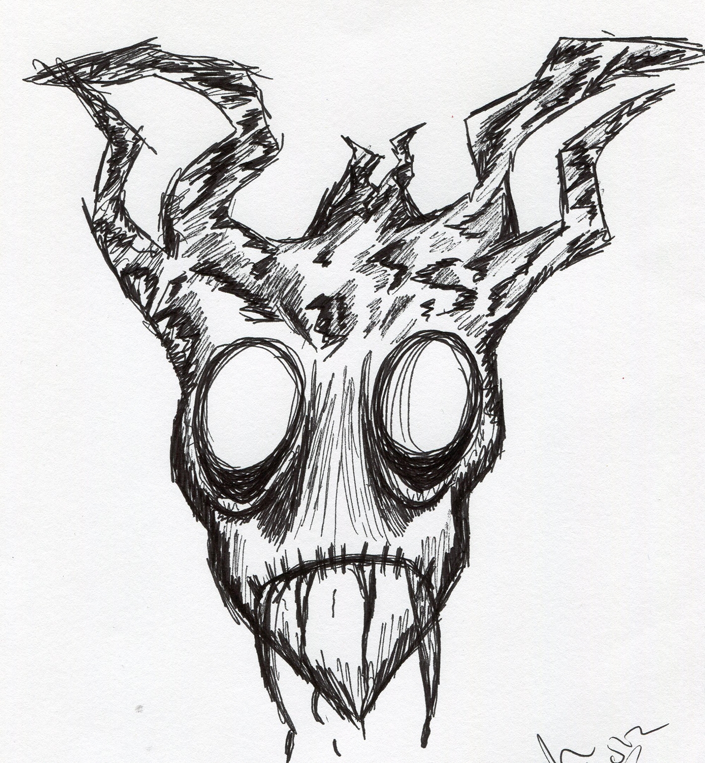 Demon Sketch Behance