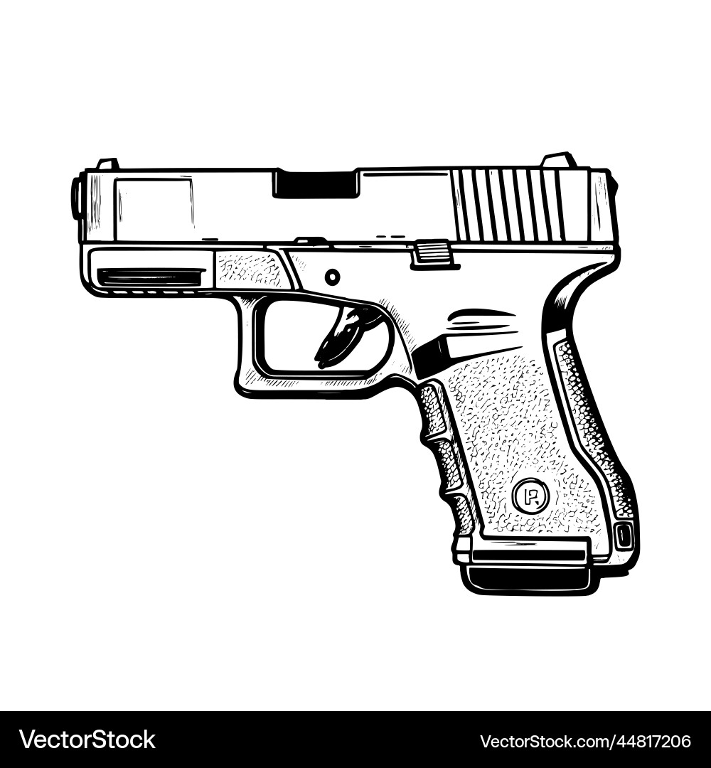 pistol drawing