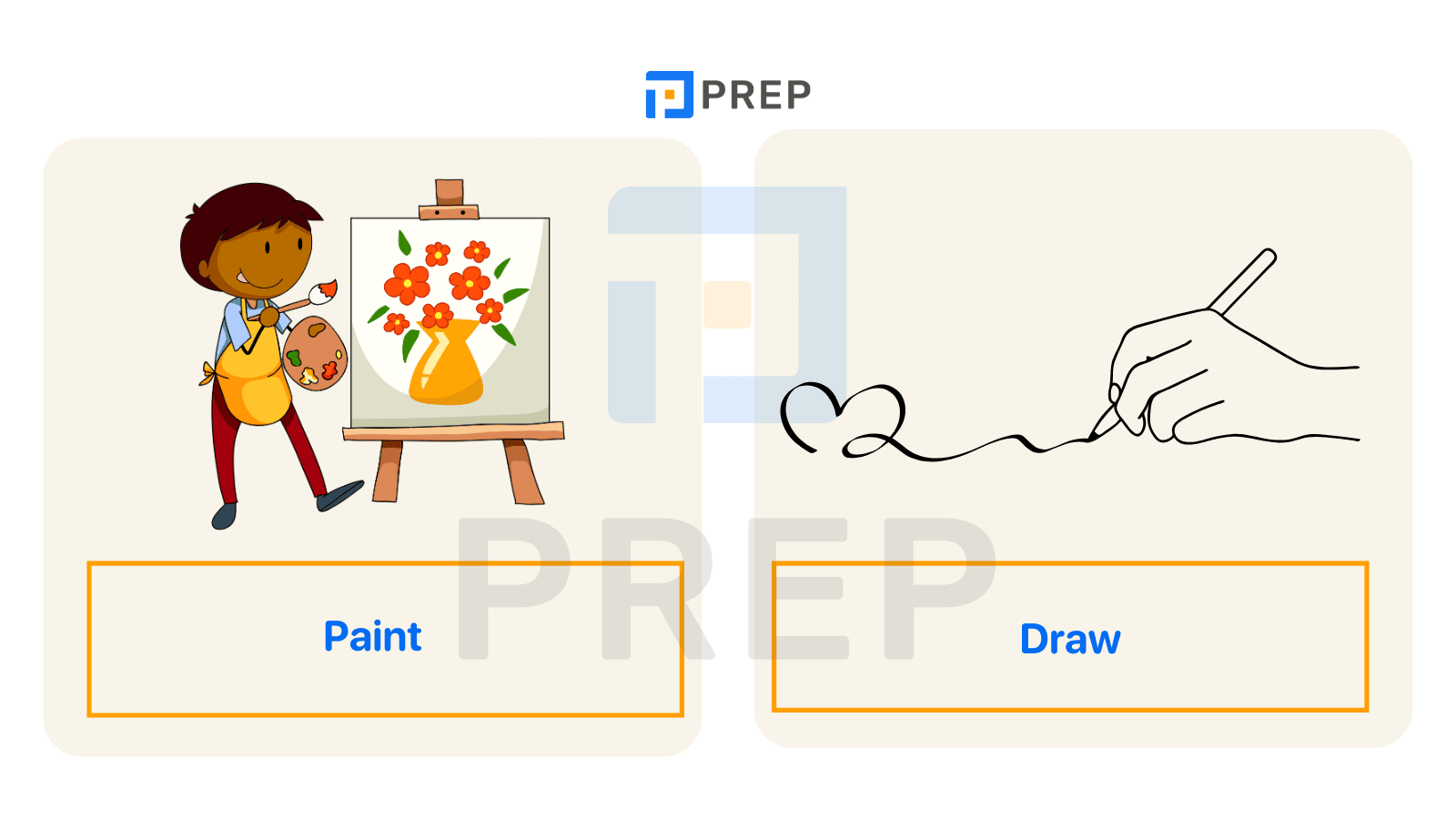 Differences Between 2 Words Paint And Draw In English