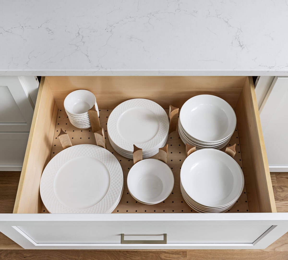 Dish Storage Drawer Dura Supreme Cabinetry