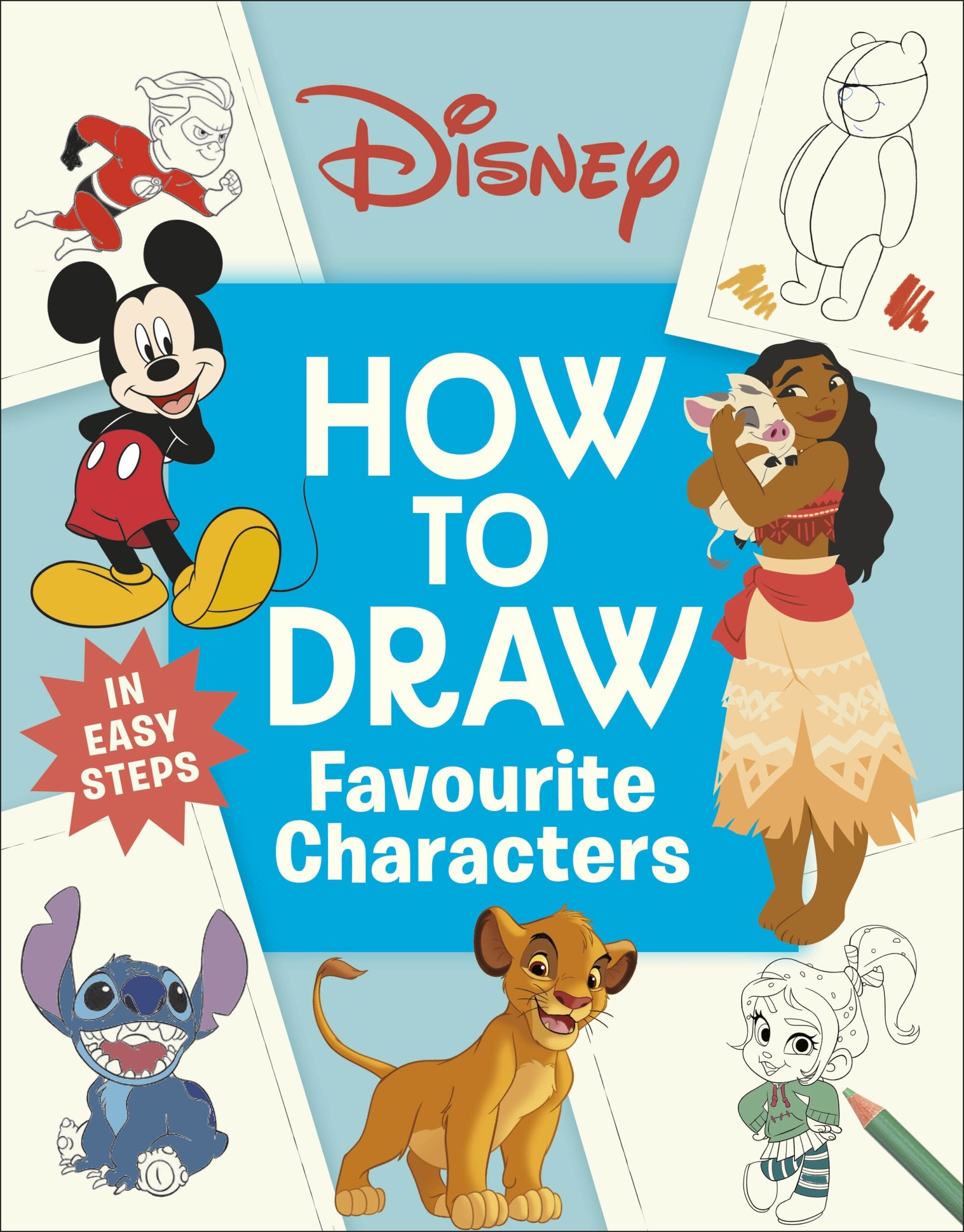 Disney How To Draw Favourite Characters By DK Penguin Books New Zealand