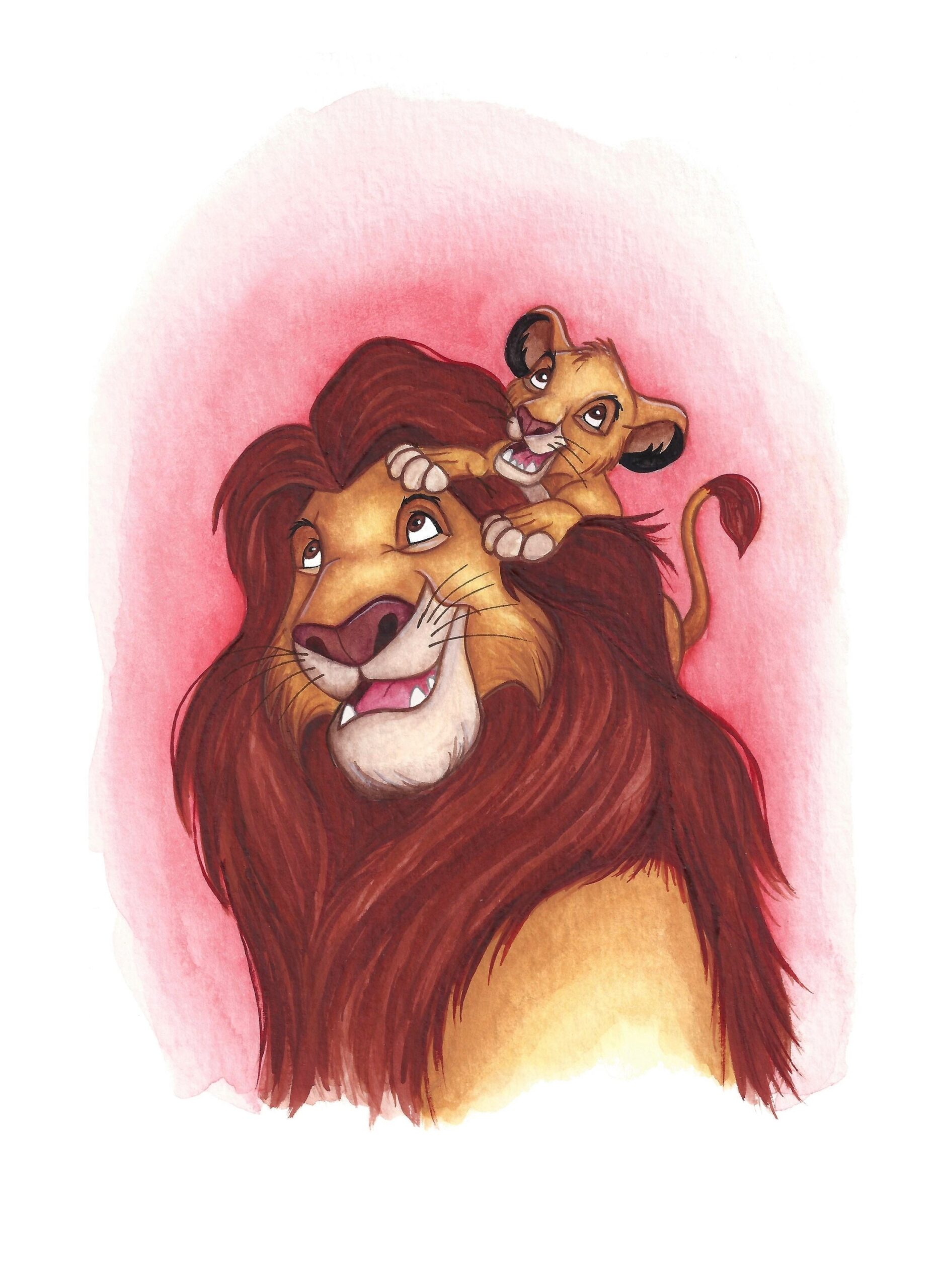 lion king simba drawing