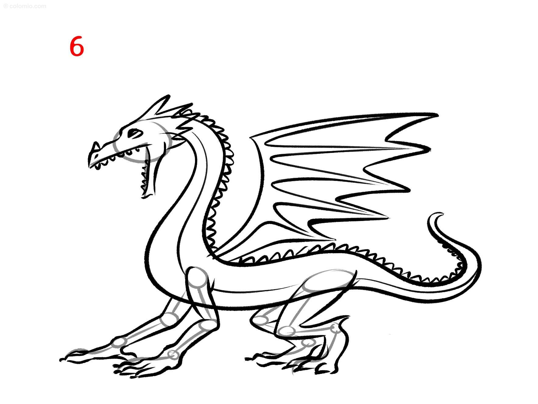 Dragon Drawing Ideas How To Draw A Dragon