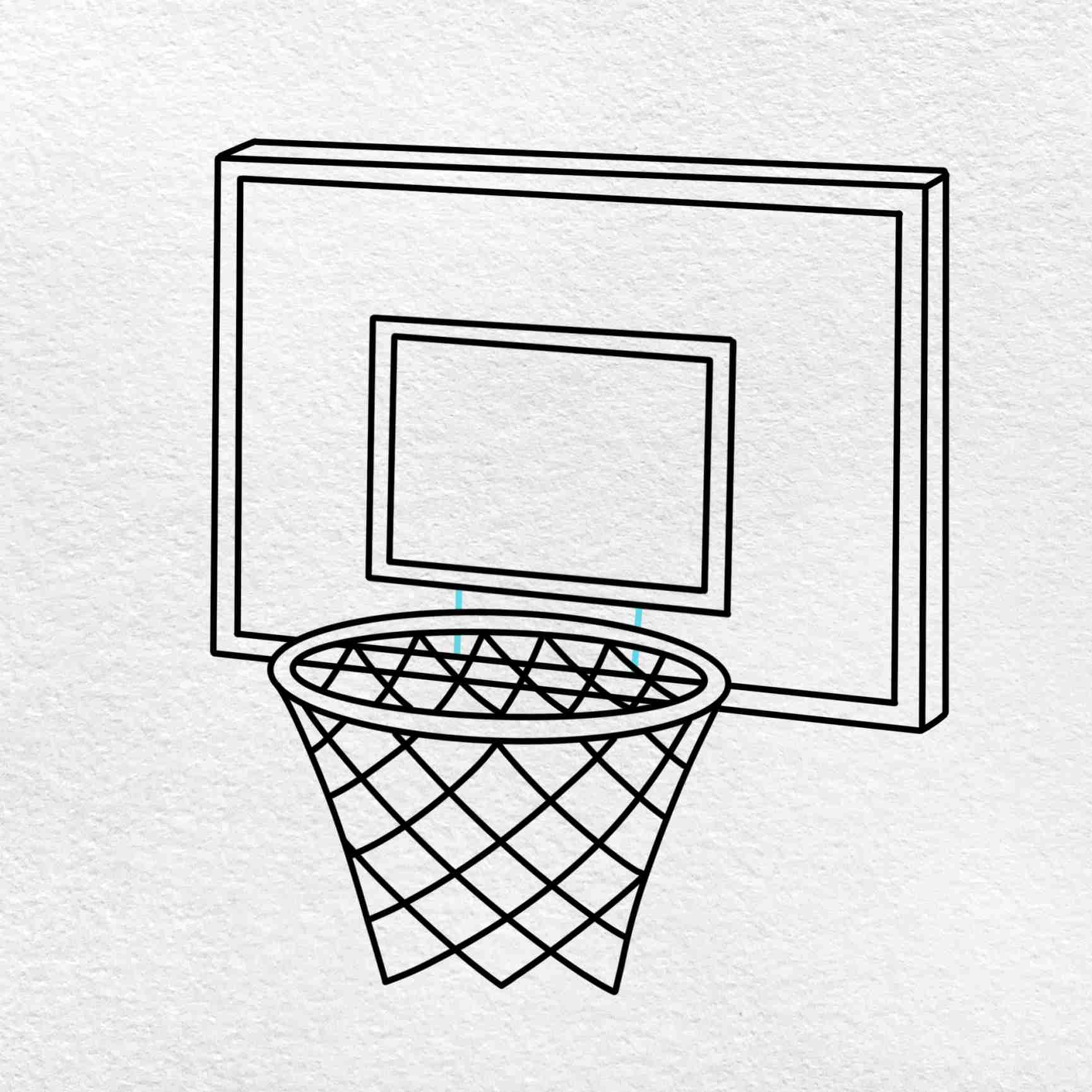 Draw A Basketball Net HelloArtsy