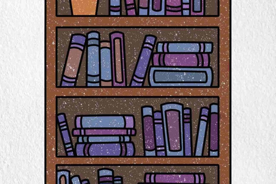 Draw A Bookcase HelloArtsy