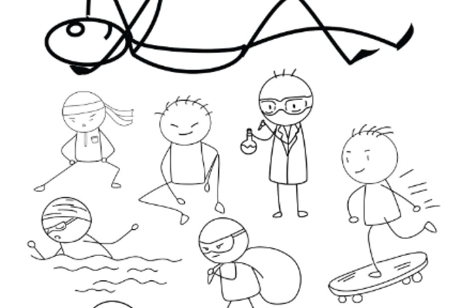 Draw A Stickman Sketchbook Draw A Stickman Stickman Book