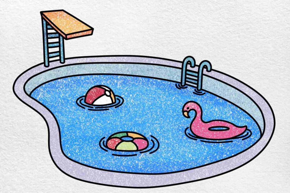 Draw A Swimming Pool HelloArtsy