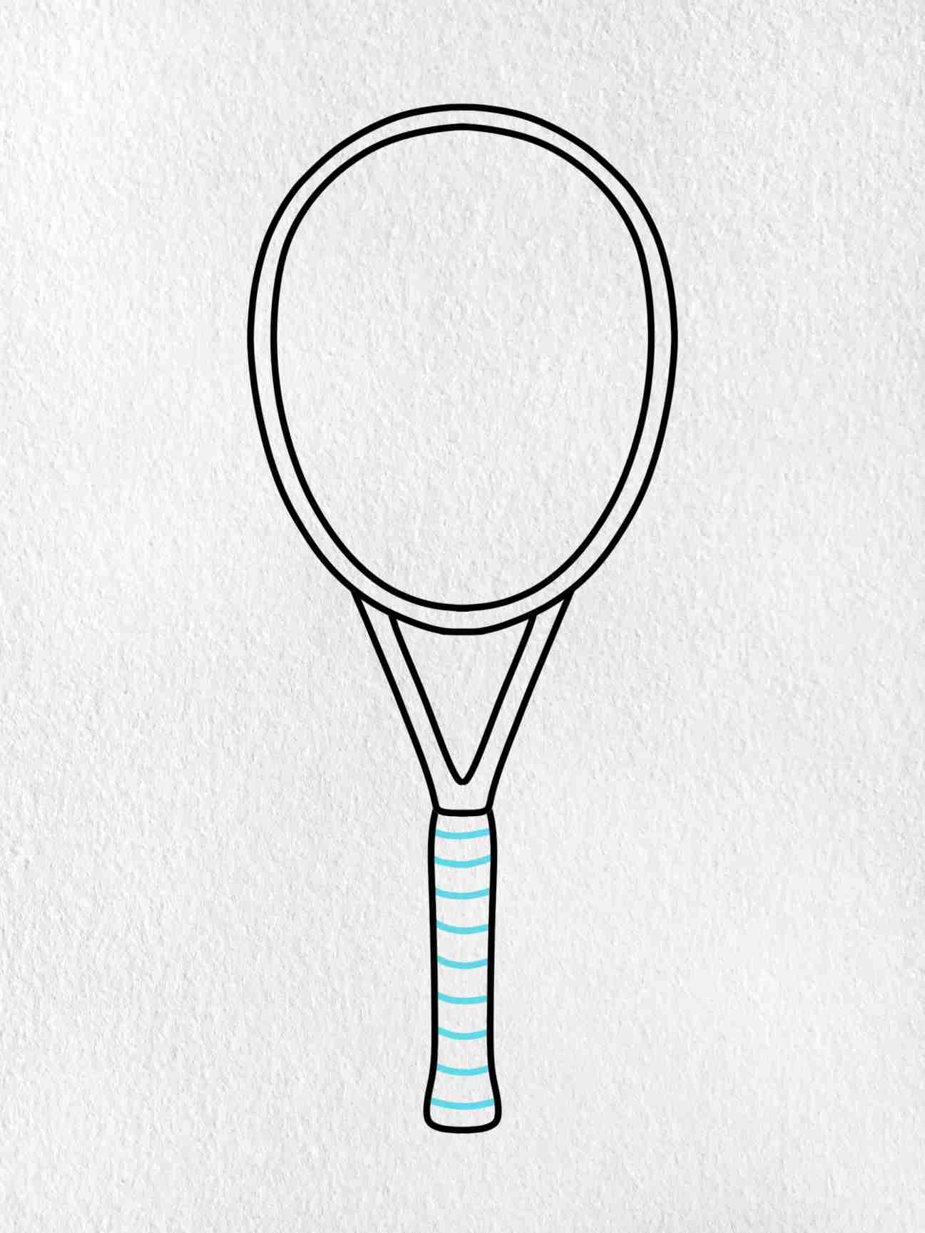Draw A Tennis Racket HelloArtsy