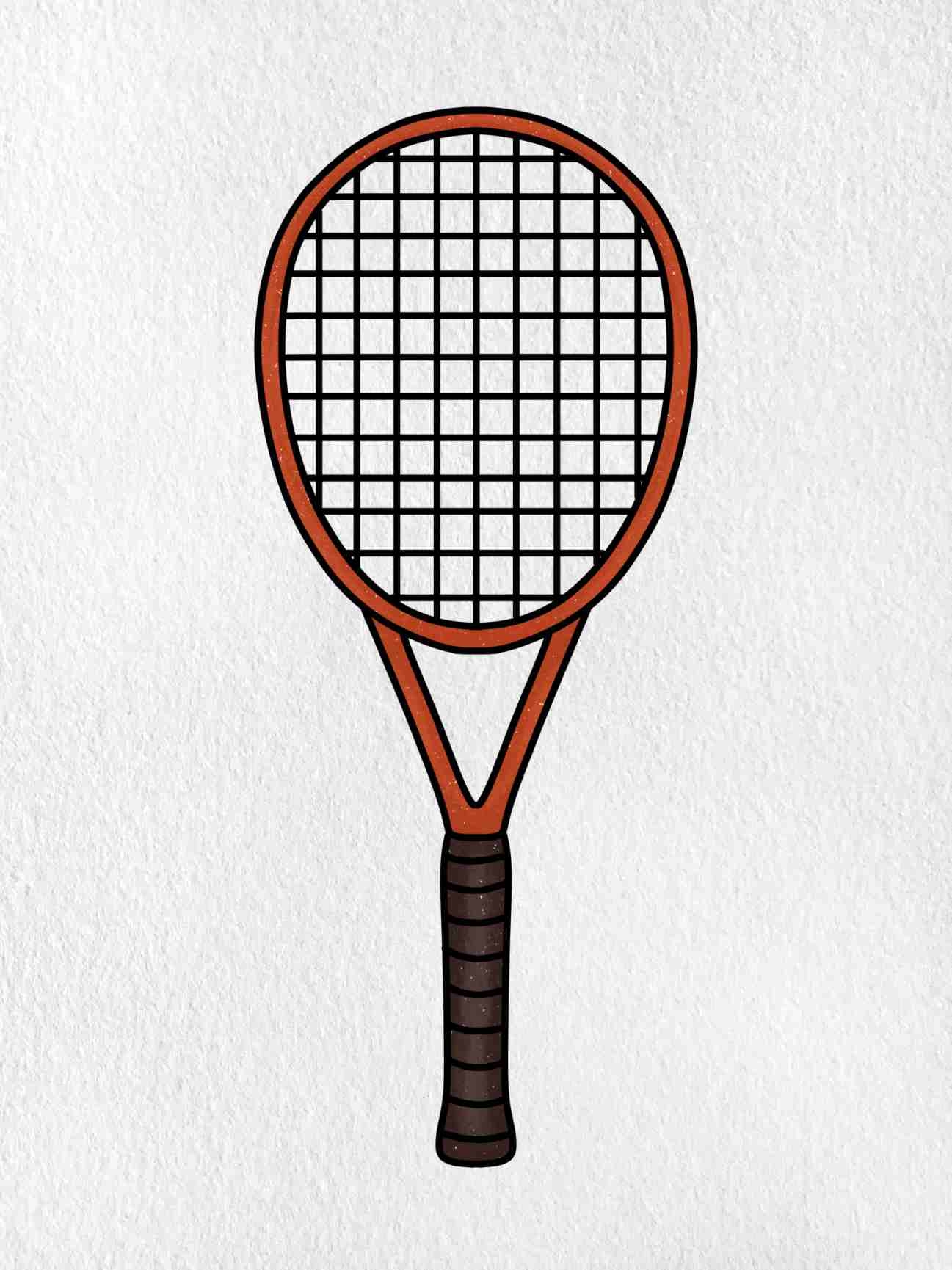 Draw A Tennis Racket HelloArtsy