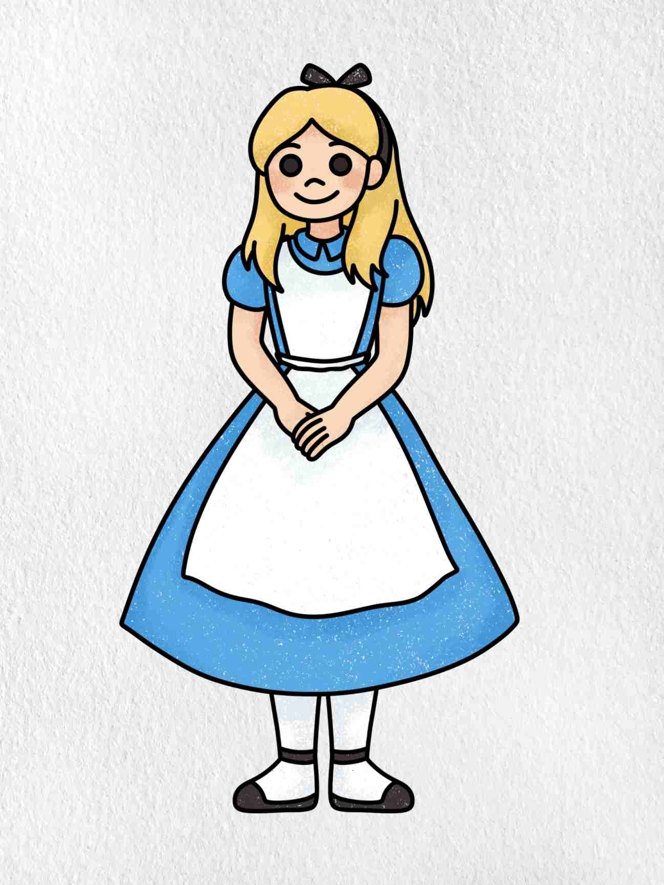 Draw Alice In Wonderland HelloArtsy