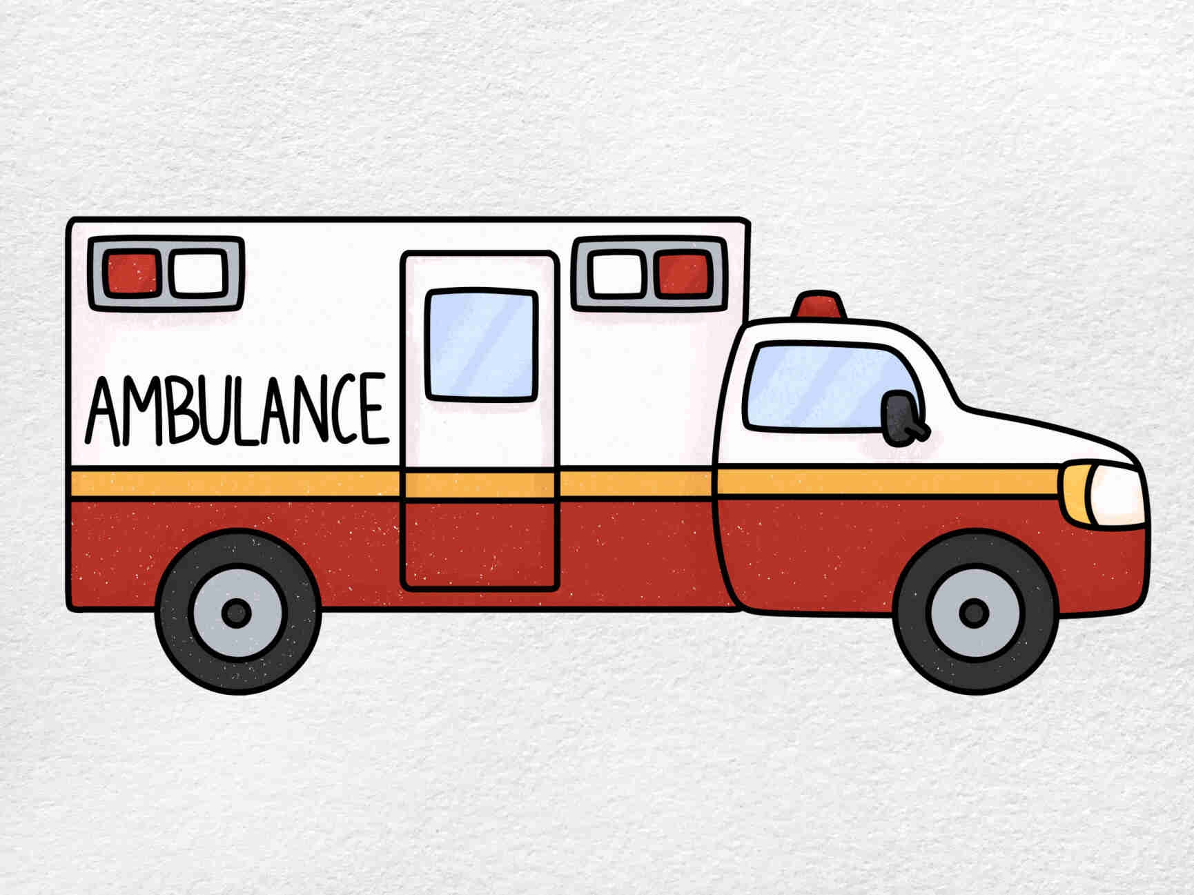 Draw An Ambulance HelloArtsy